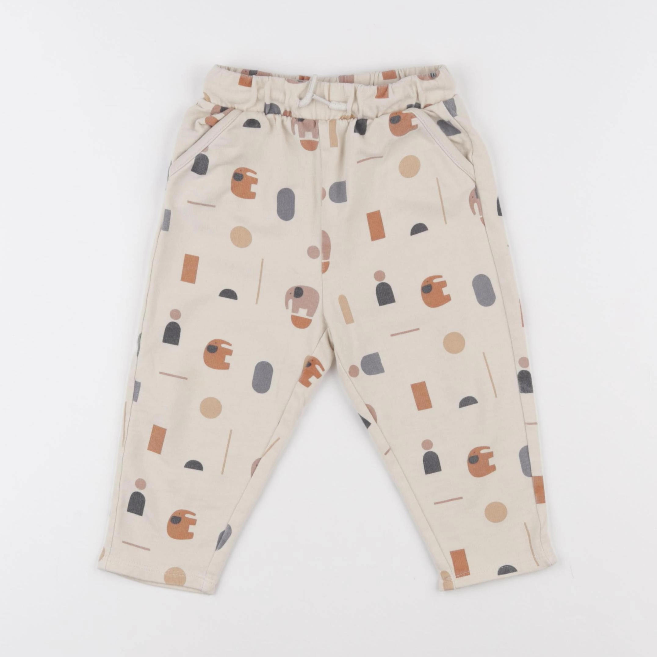 Vertbaudet - jogging beige - 24 mois