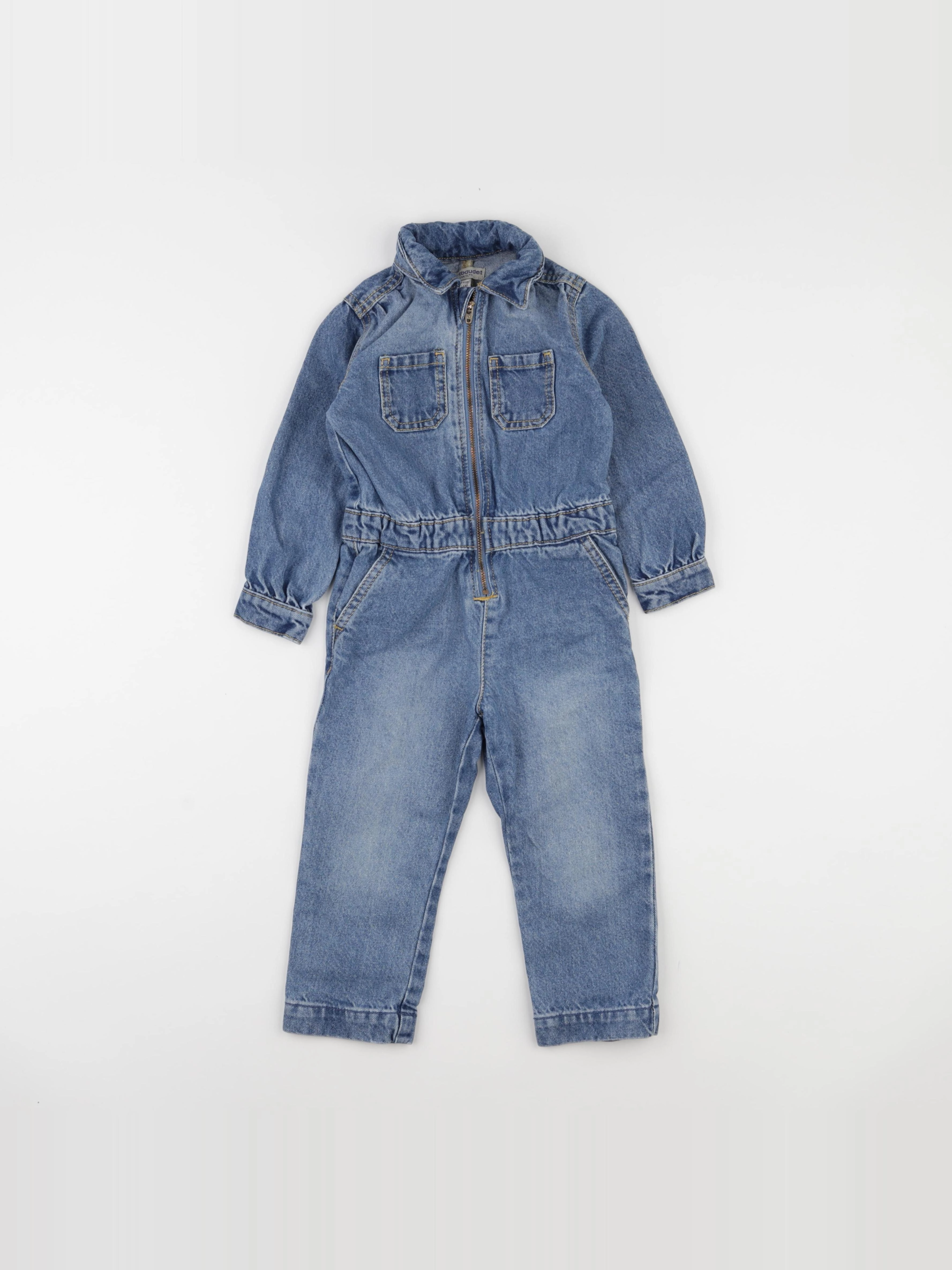 Vertbaudet - combinaison bleu - 3 ans