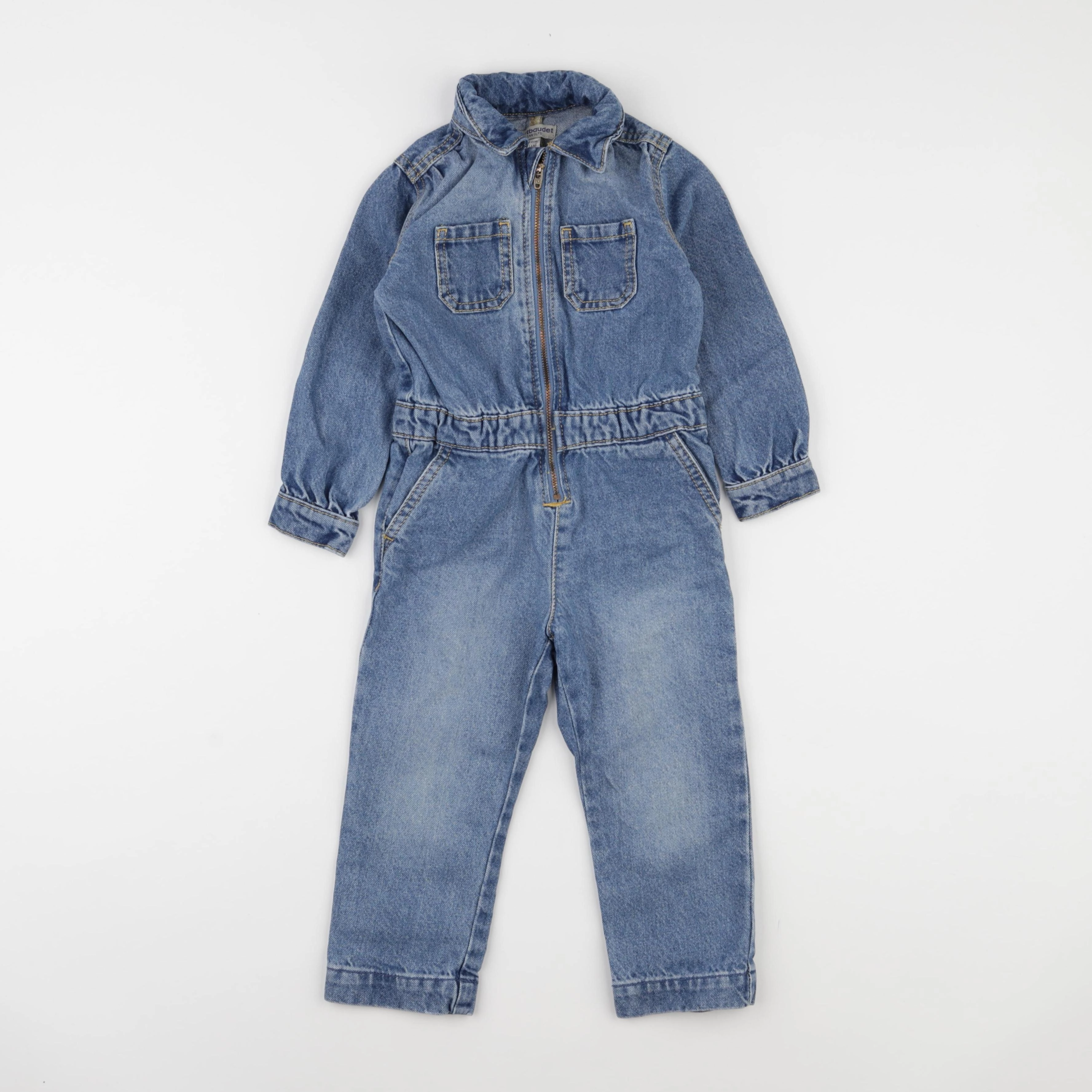 Vertbaudet - combinaison bleu - 3 ans