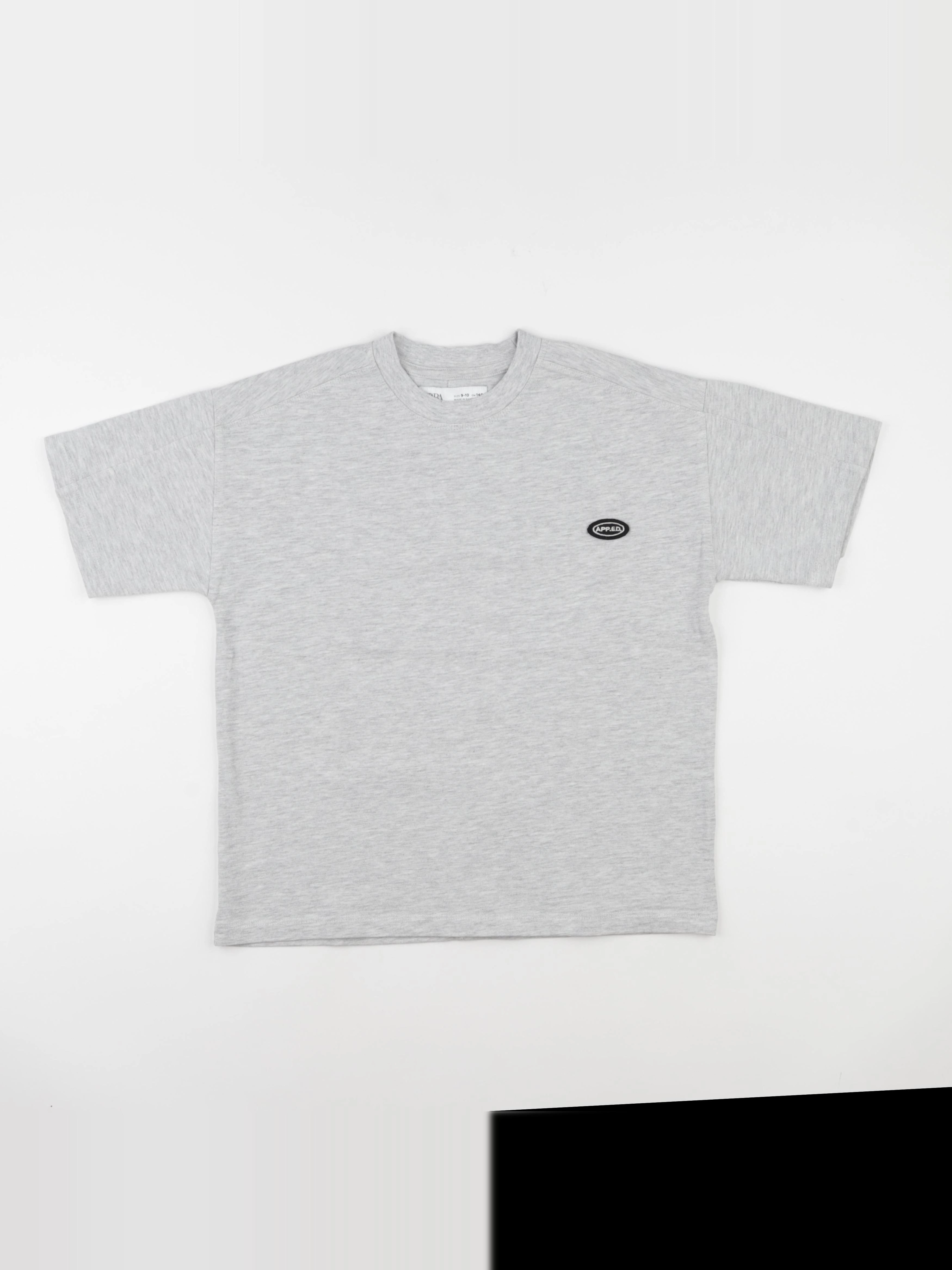 Zara - tee-shirt gris - 8/9 ans