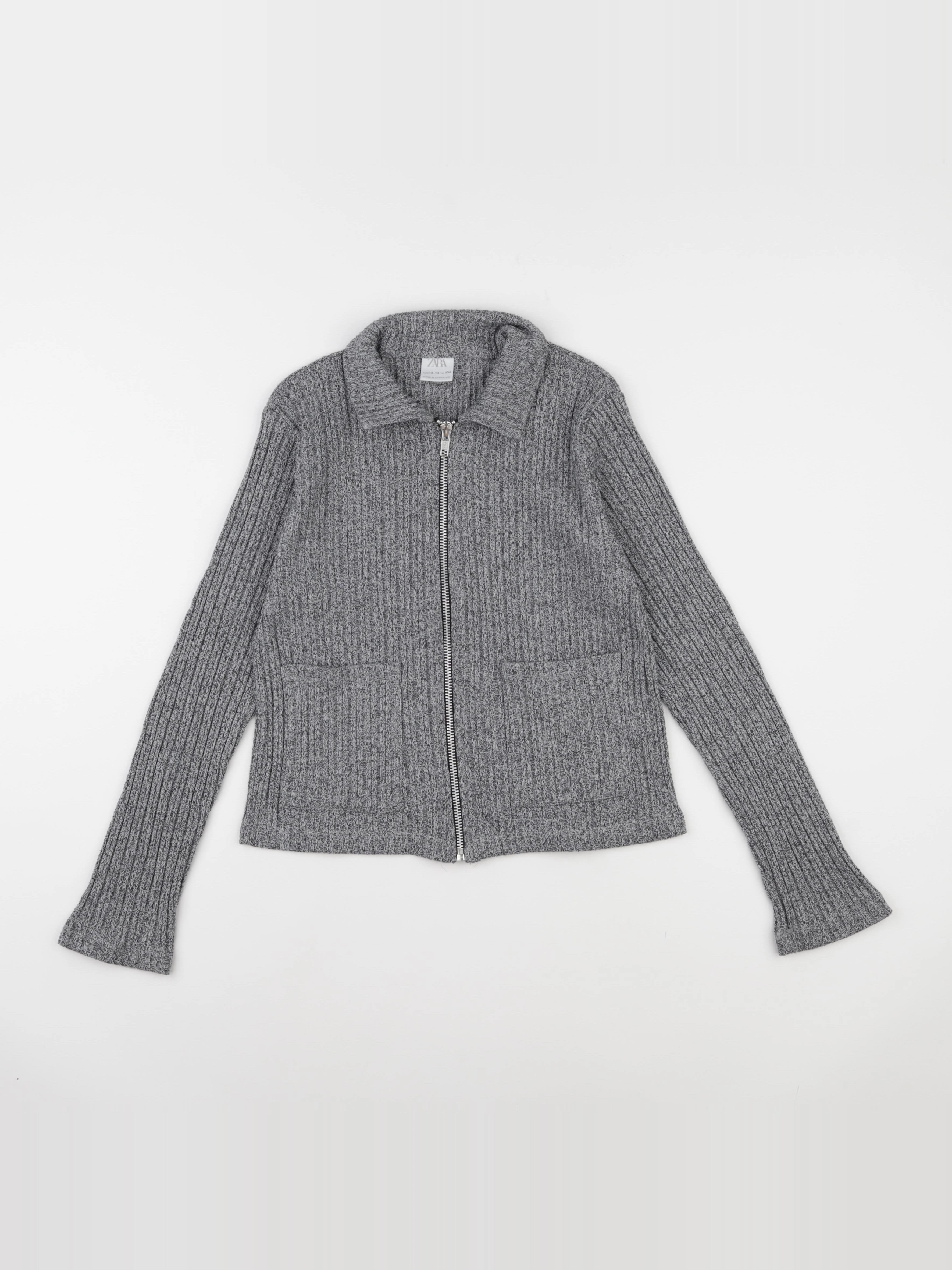 Zara - gilet gris - 13/14 ans