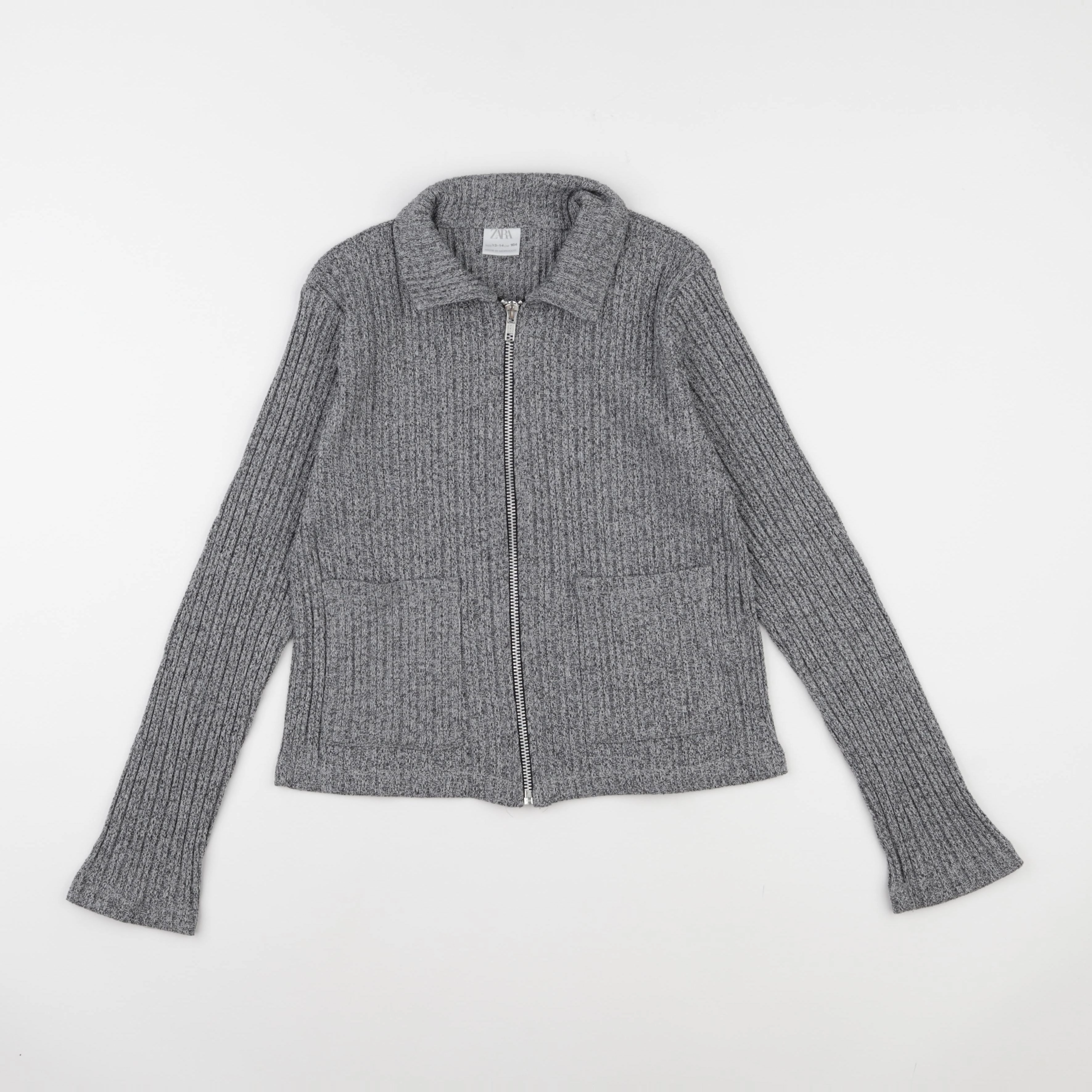 Zara - gilet gris - 13/14 ans