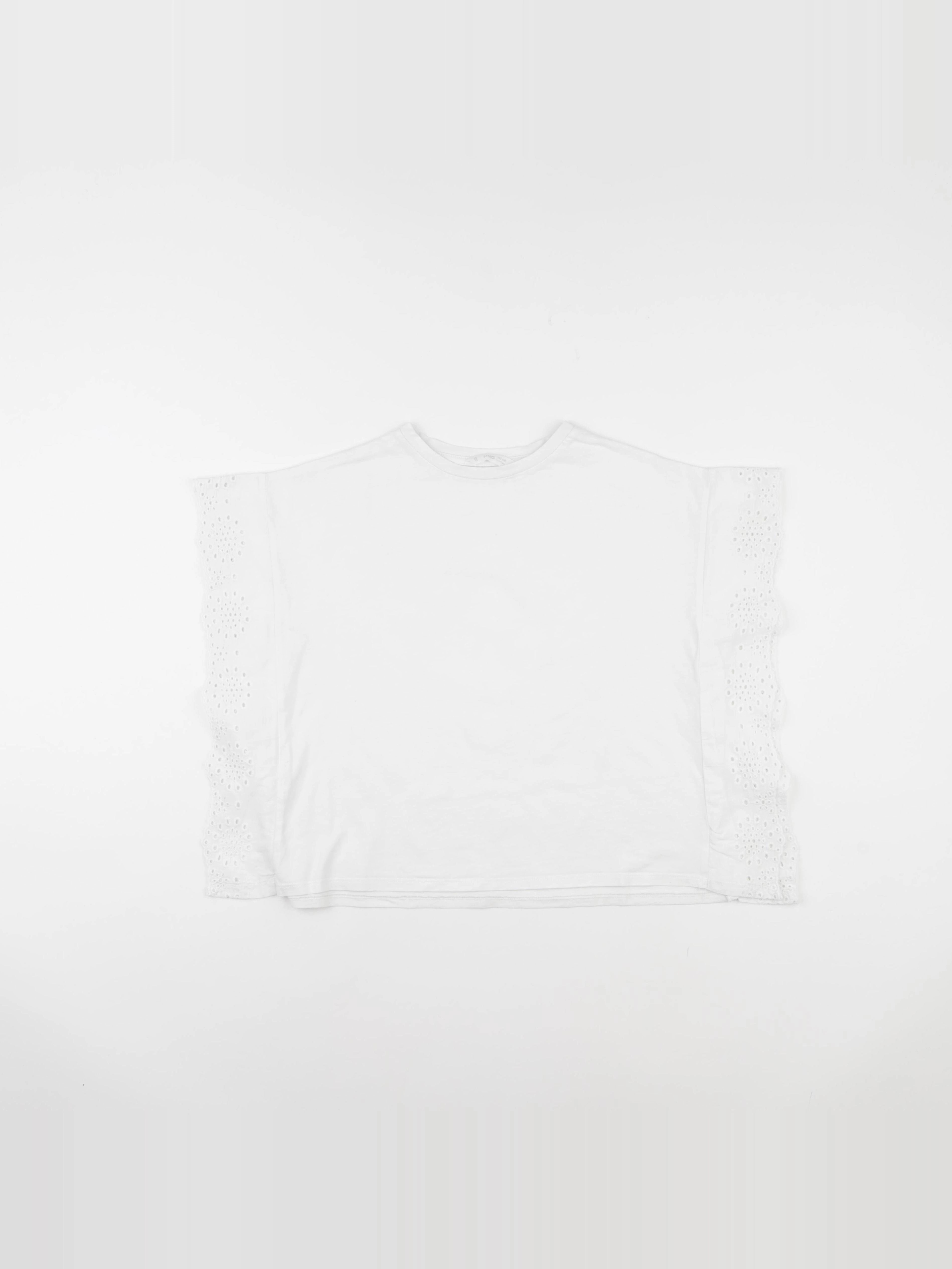 Mango - tee-shirt blanc - 11/12 ans