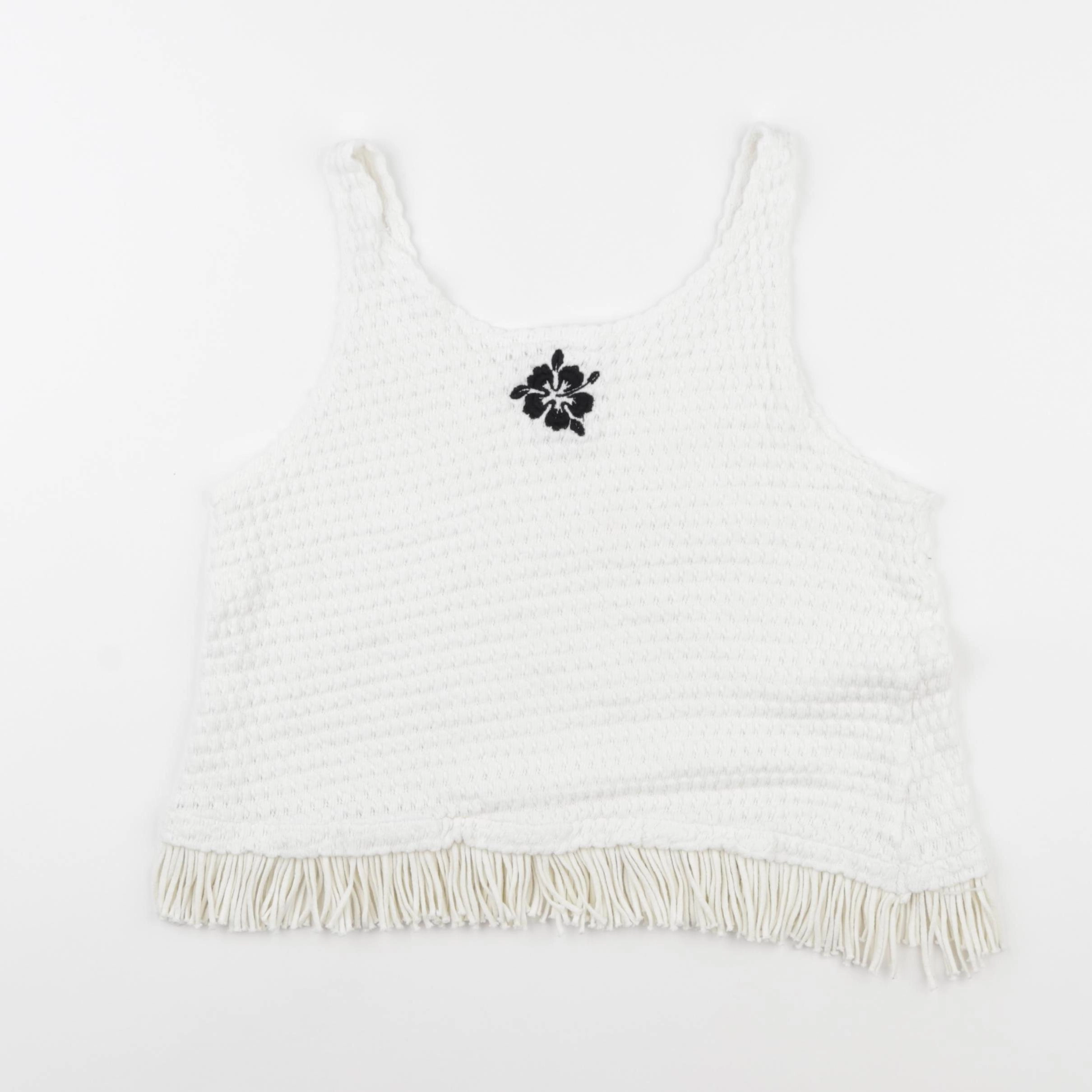 Zara - blouse courte blanc - 13/14 ans