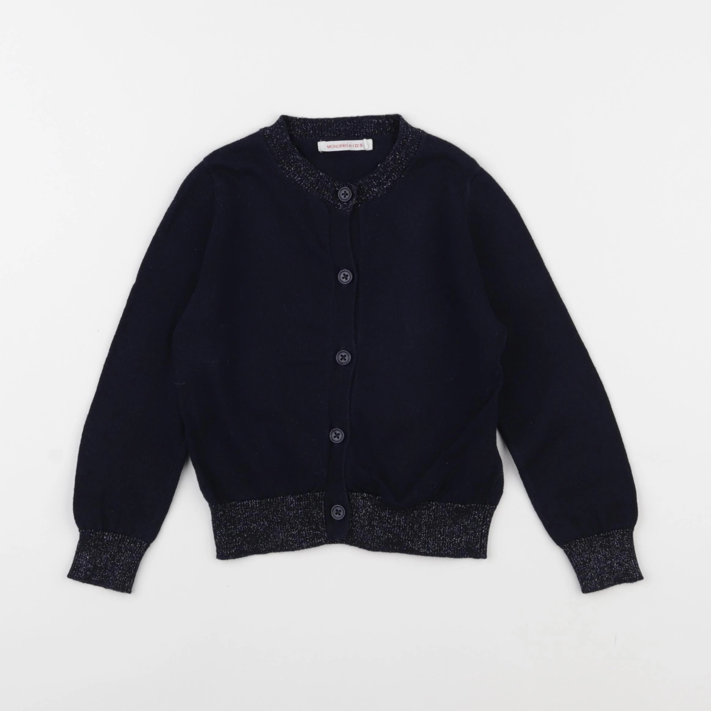 Monoprix - gilet bleu - 3 ans