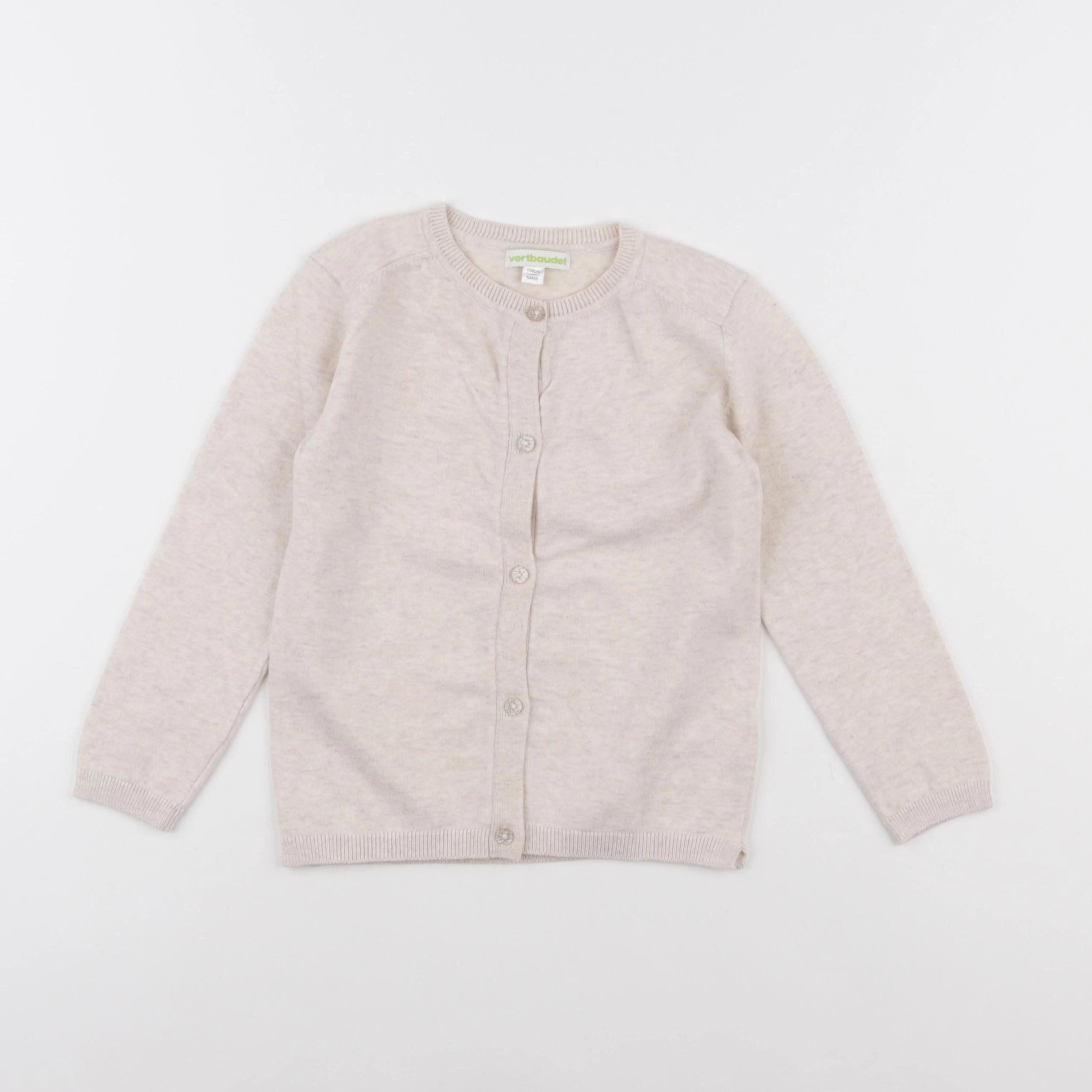 Vertbaudet - gilet beige - 5 ans