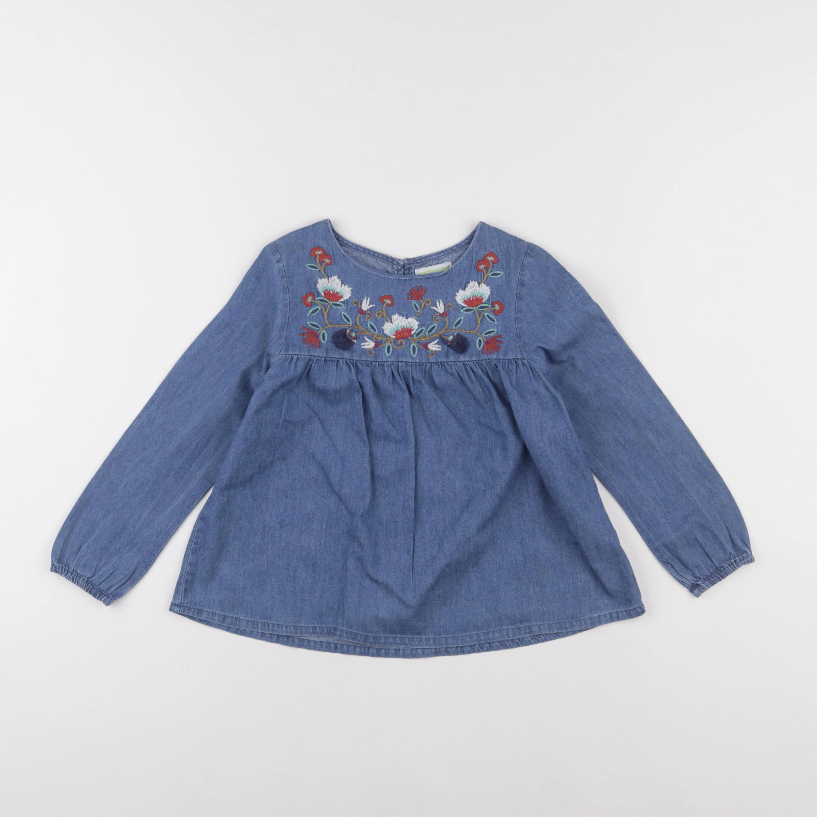 Vertbaudet - blouse bleu - 5 ans