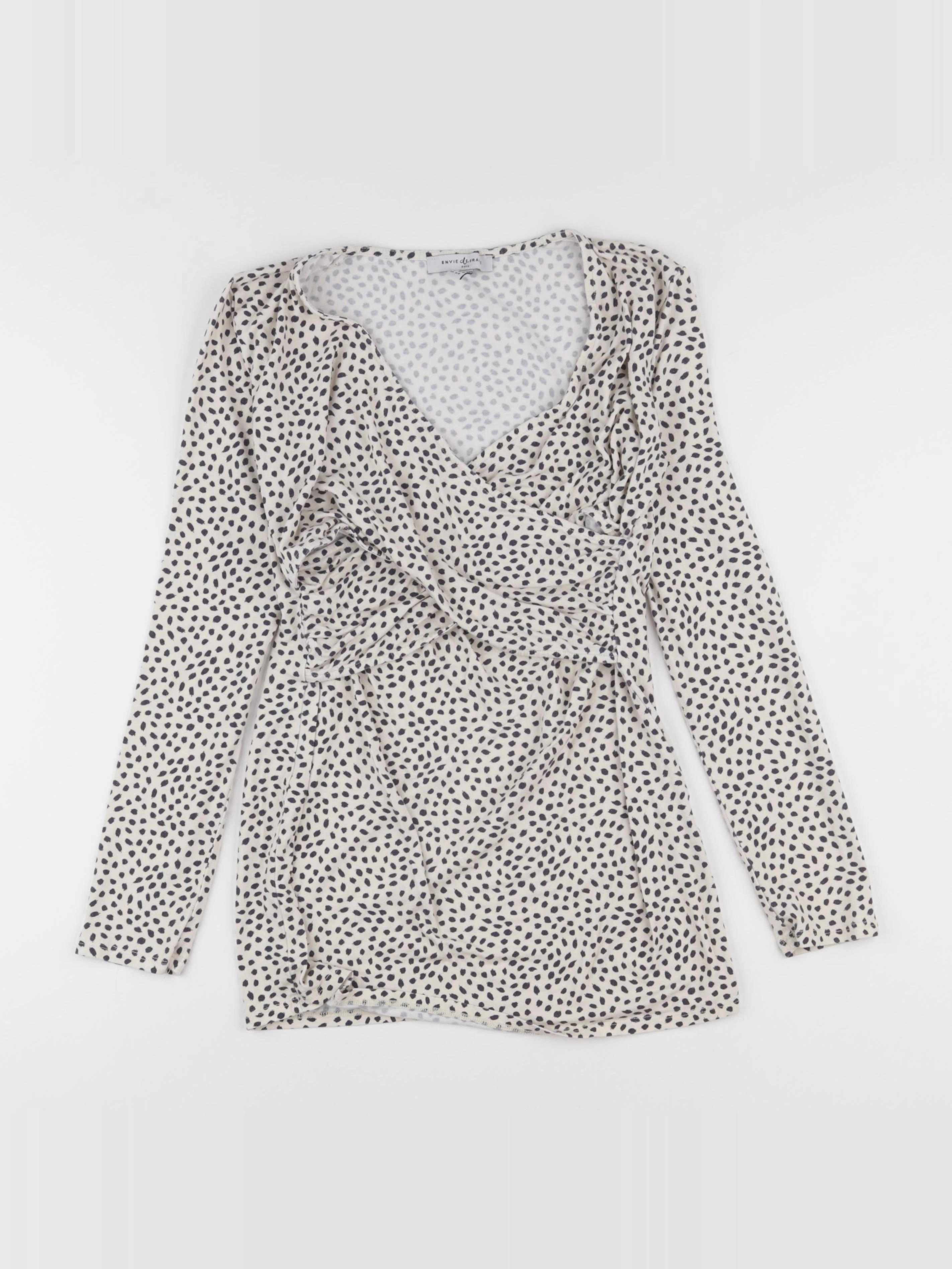 Envie de fraise - tee-shirt allaitement blanc, noir - 38 à 40
