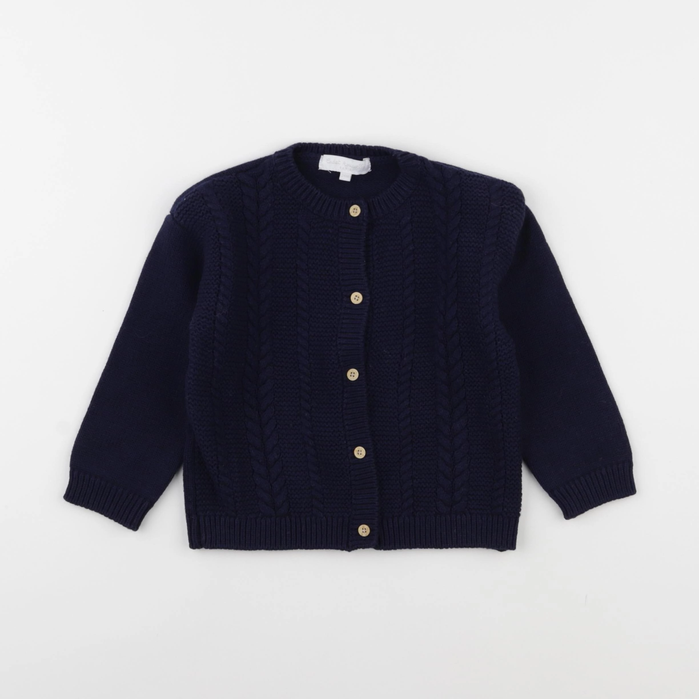 Cadet Rousselle - gilet bleu - 24 mois