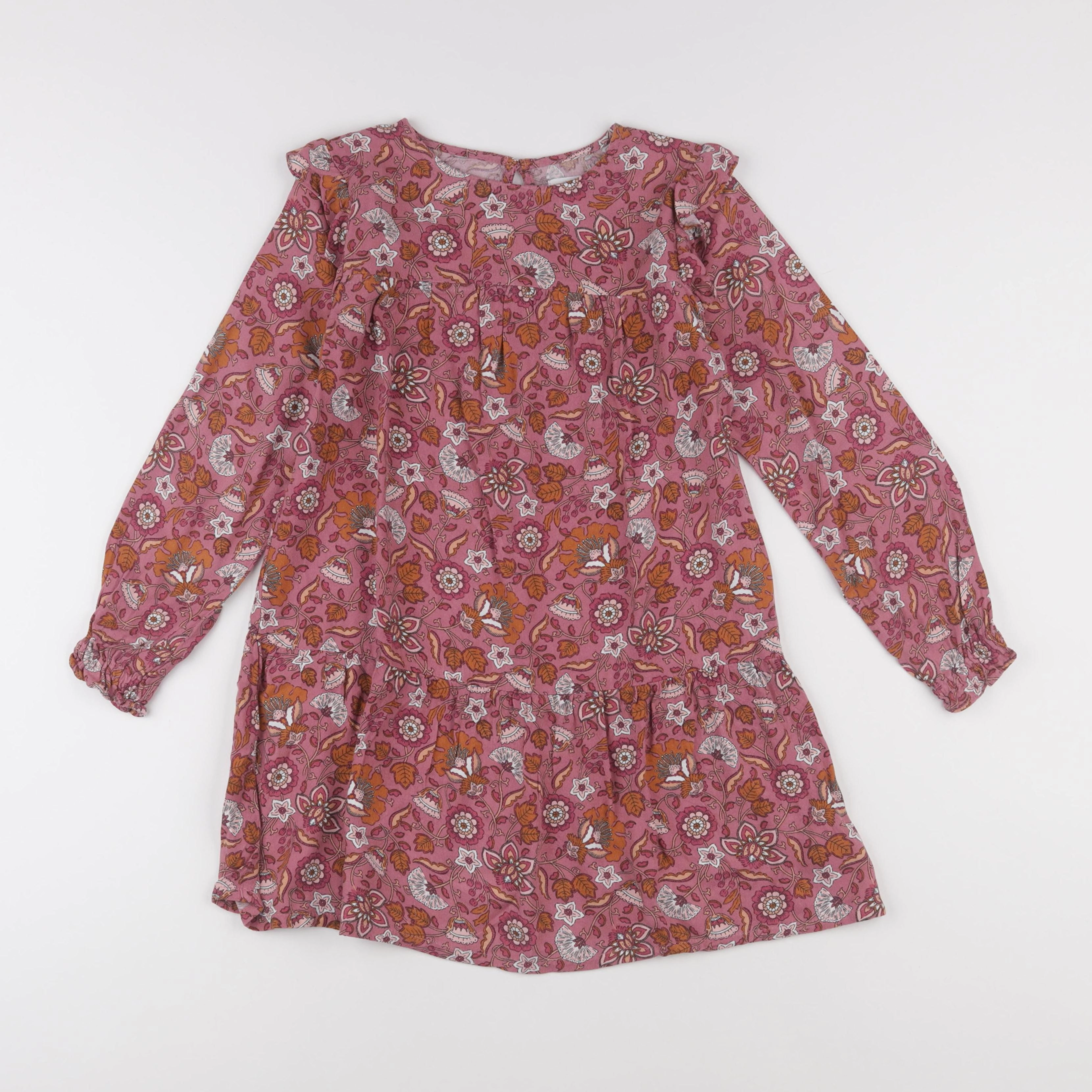 Vertbaudet - robe rose - 8 ans