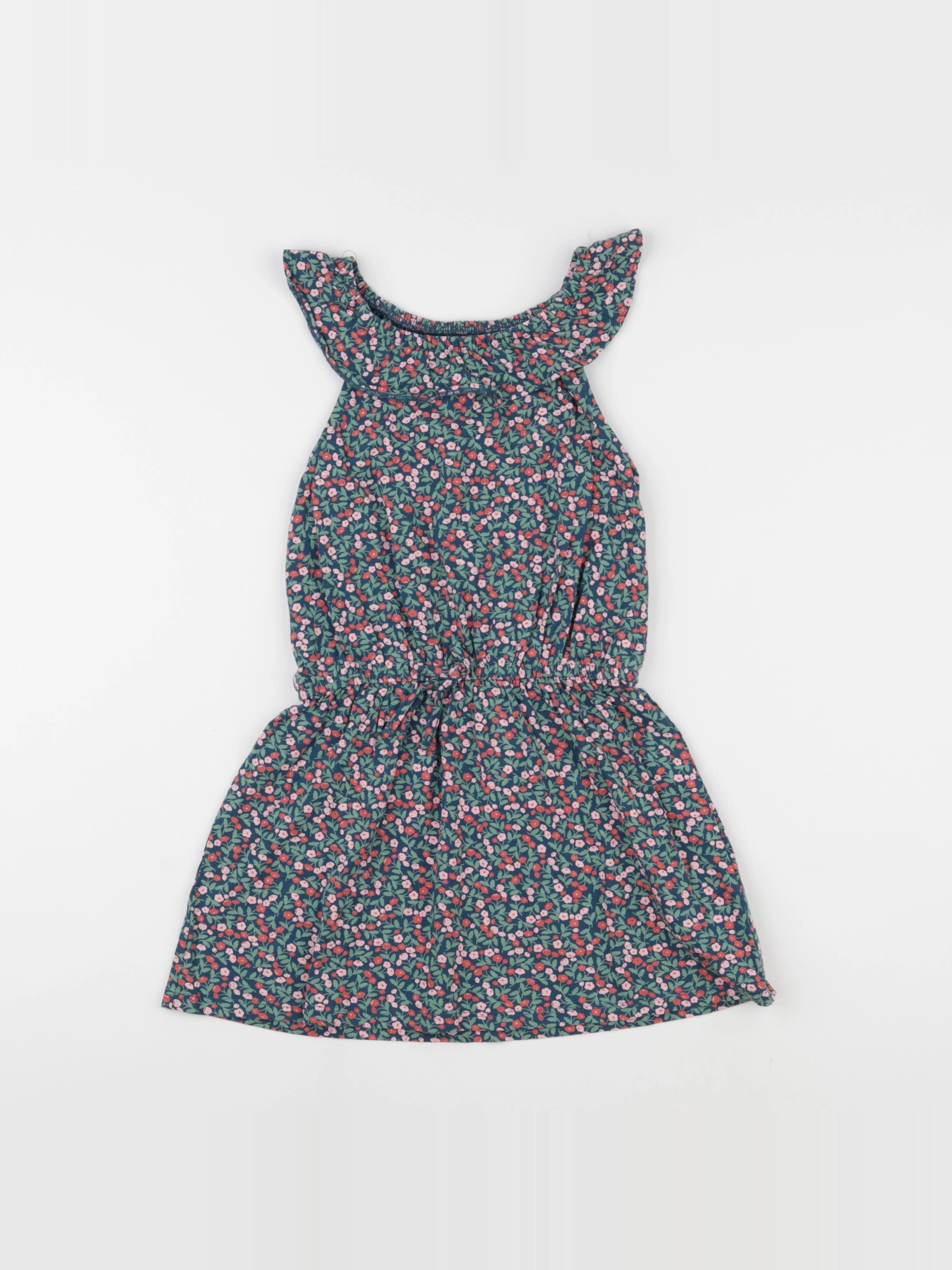 Vertbaudet - robe multicolore - 7 ans