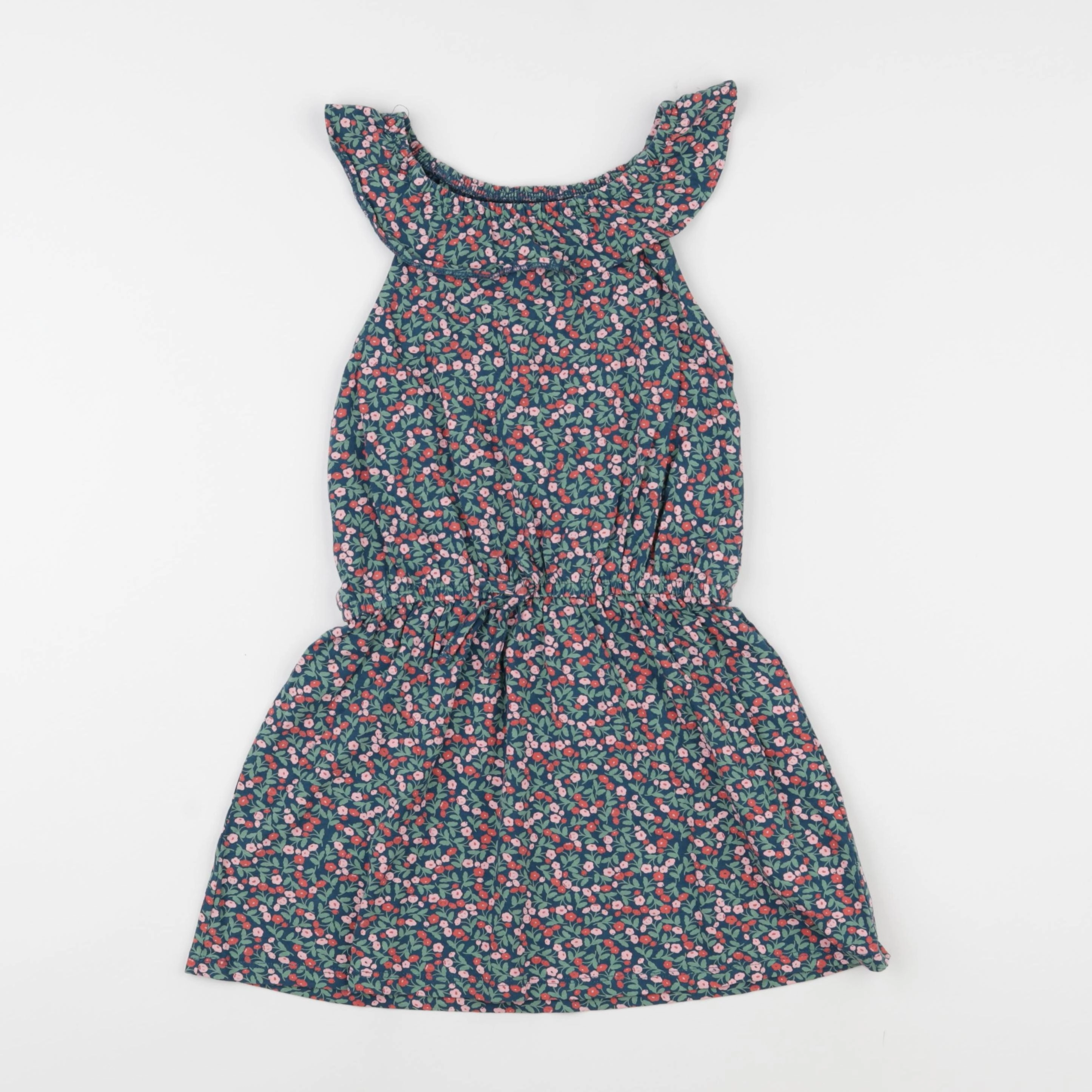 Vertbaudet - robe multicolore - 7 ans