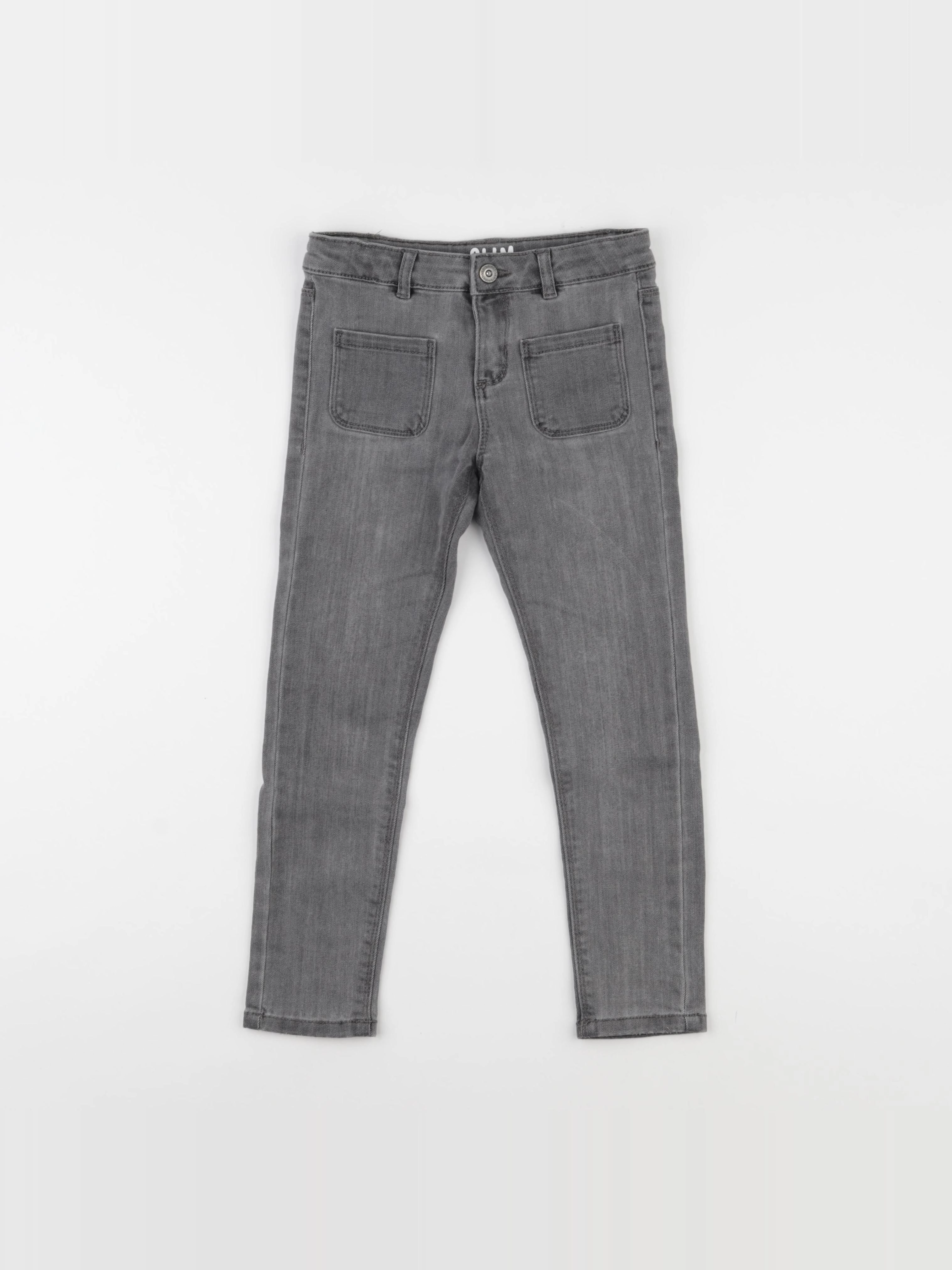 Vertbaudet - jean gris - 6 ans