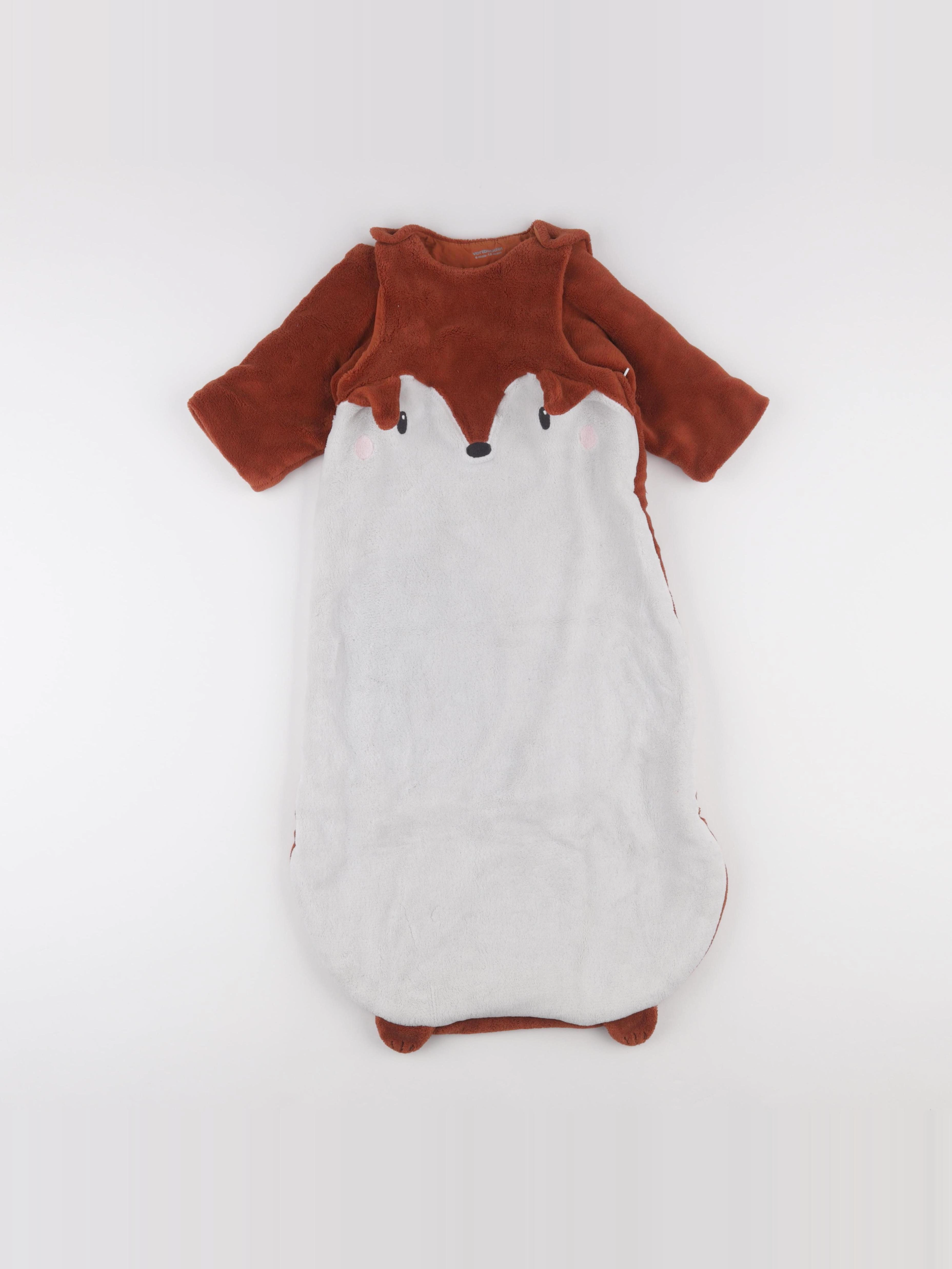 Vertbaudet - gigoteuse TOG 3 marron, blanc - 6/18 mois