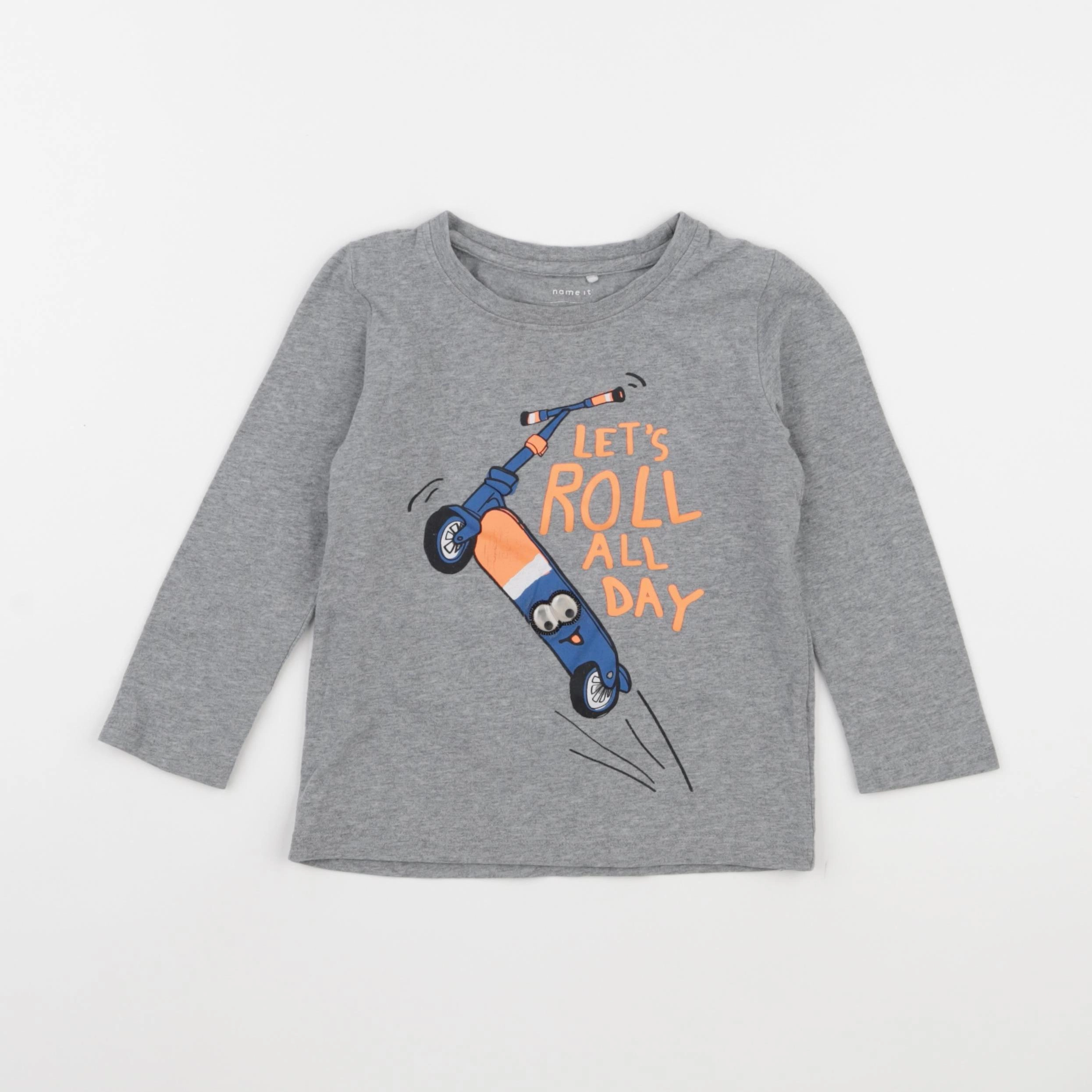 Name it - tee-shirt gris - 18/24 mois