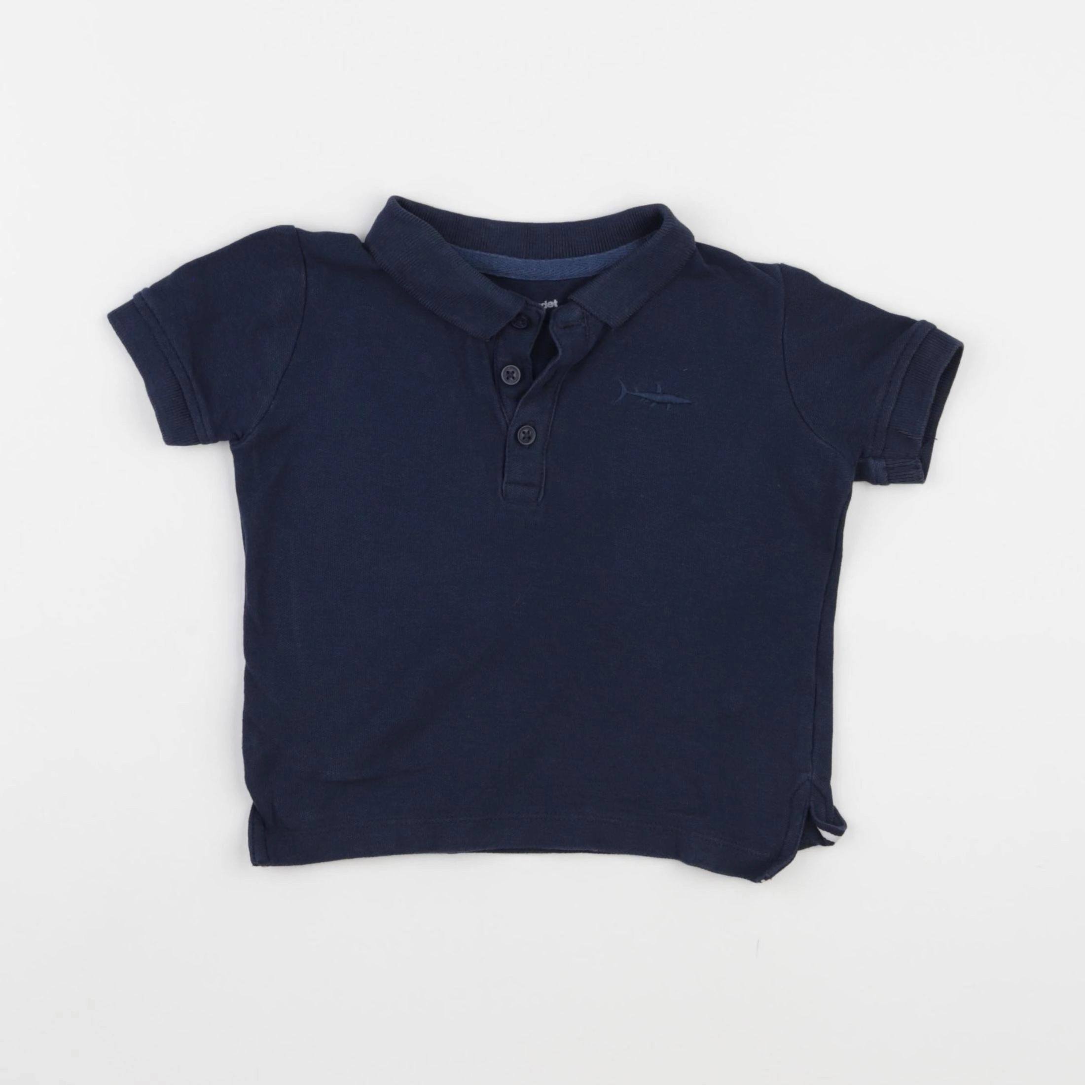 Vertbaudet - polo bleu - 2 ans