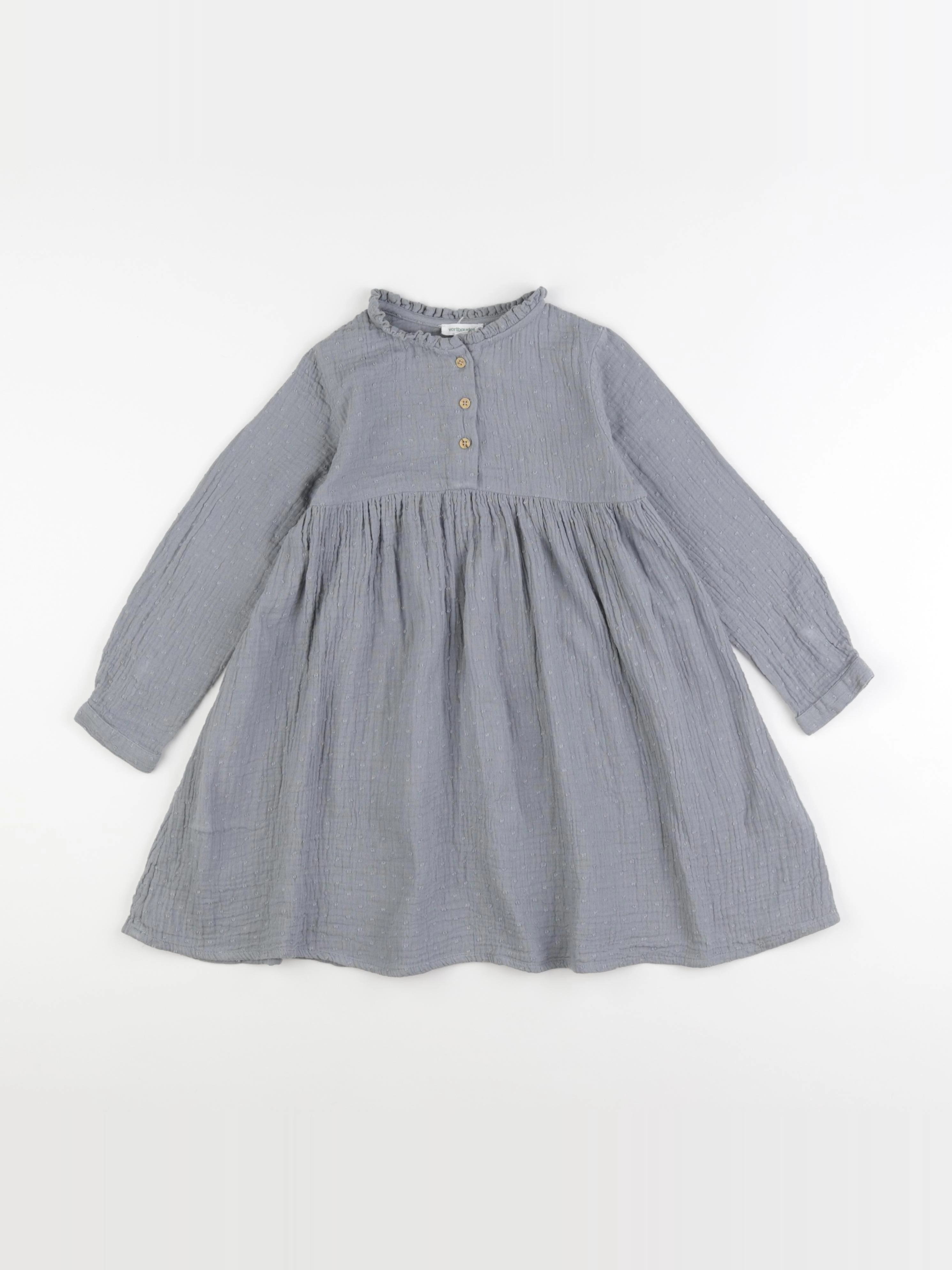 Vertbaudet - robe vert - 4 ans