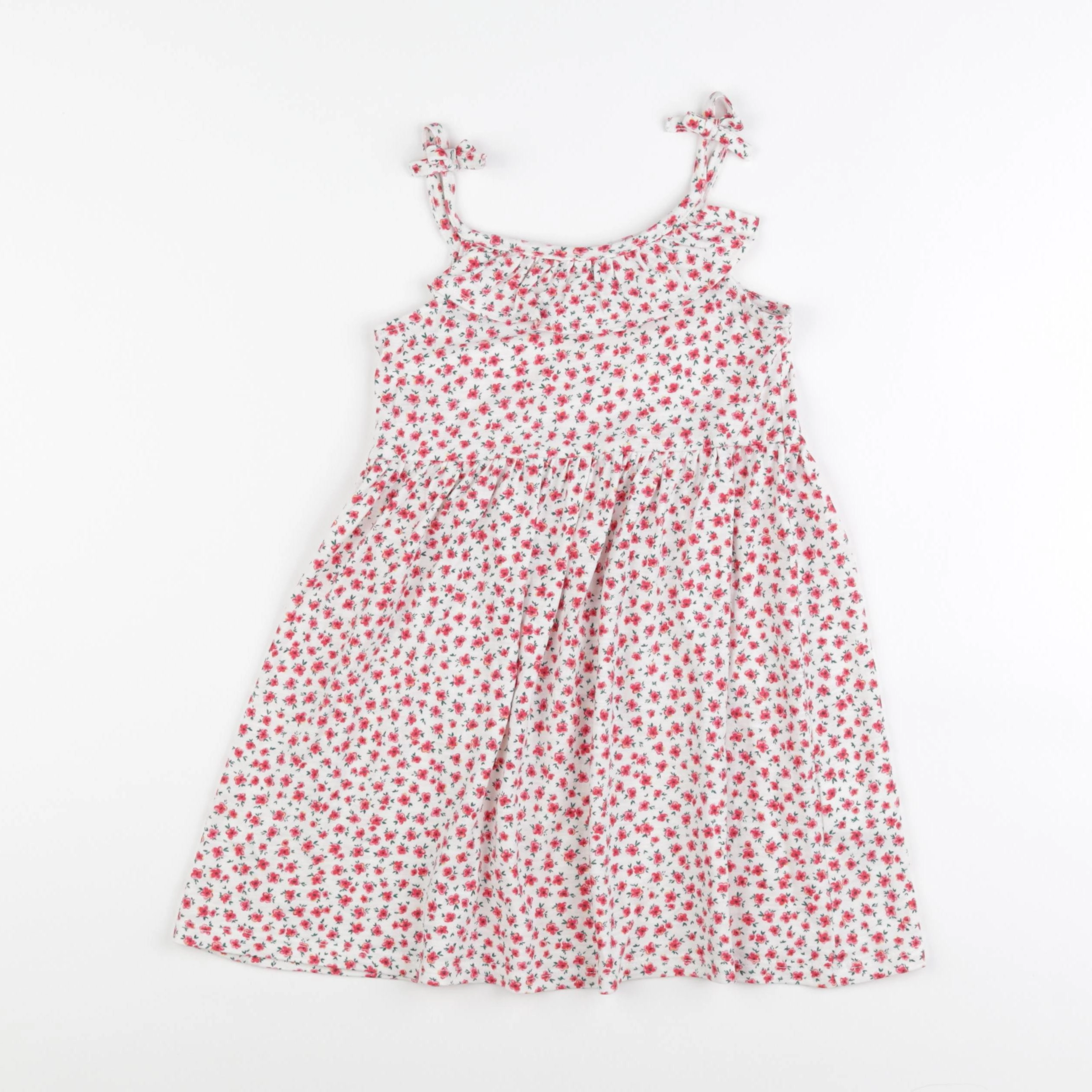 Vertbaudet - robe rouge - 4 ans