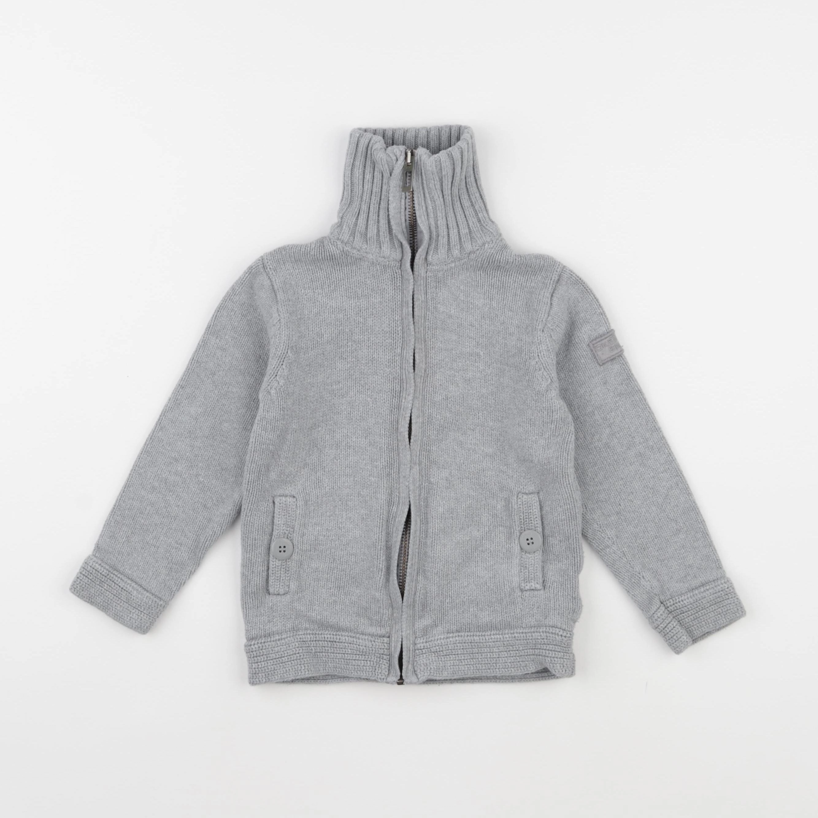 Okaidi - gilet gris - 3 ans