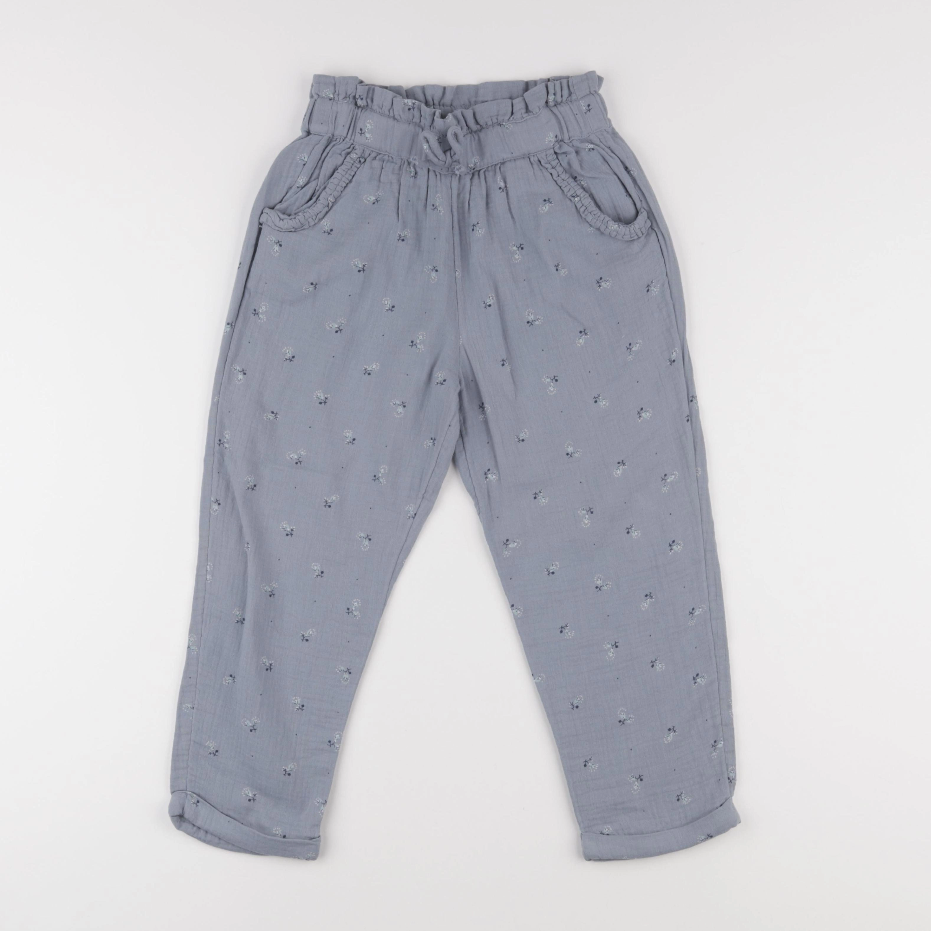 Vertbaudet - pantalon bleu - 8 ans