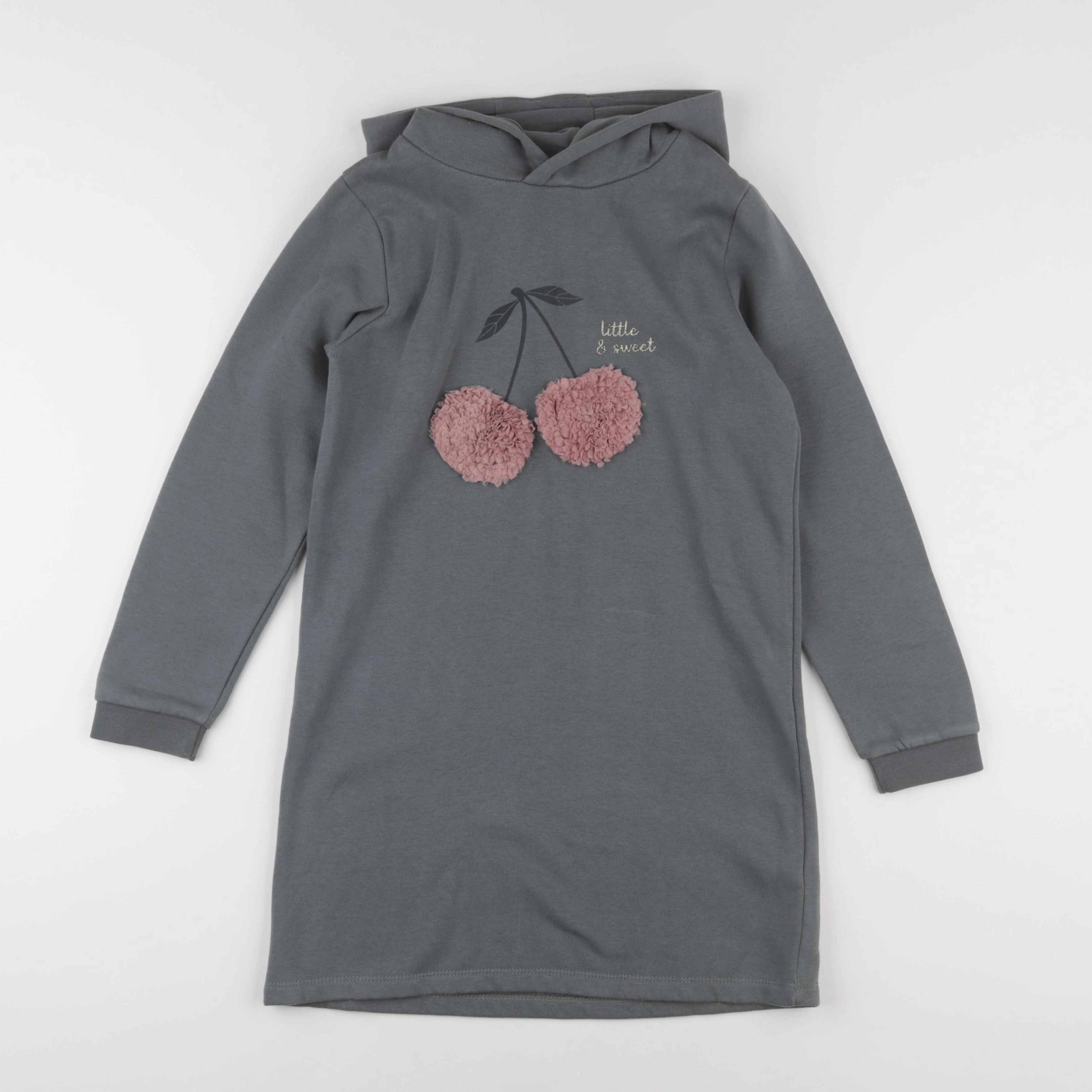 Vertbaudet - robe bleu, rose - 10 ans