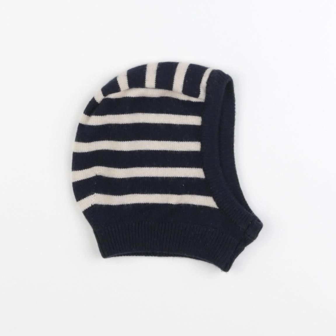Petit Bateau - cagoule bleu - 3/6 mois