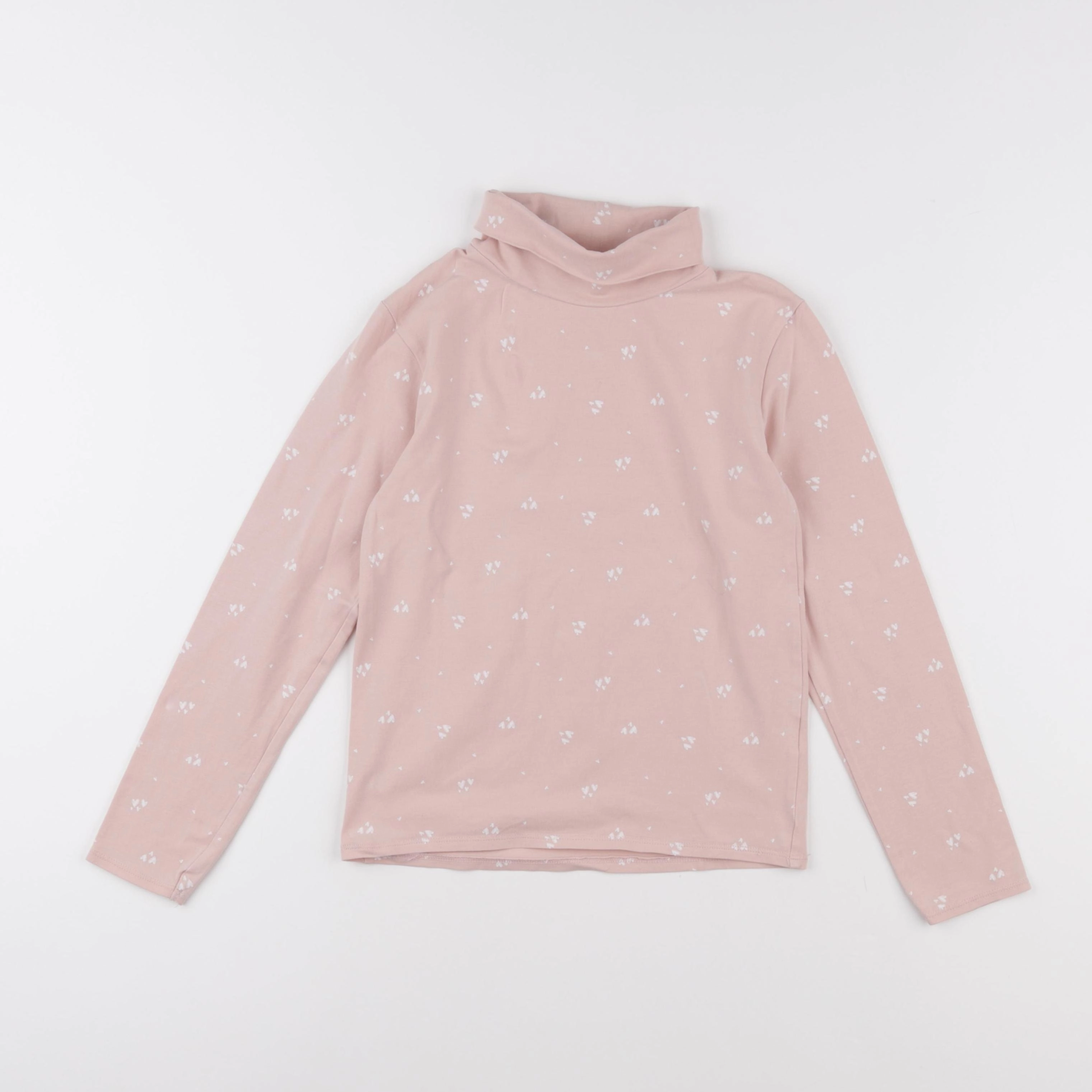 Vertbaudet - sous-pull rose - 8 ans