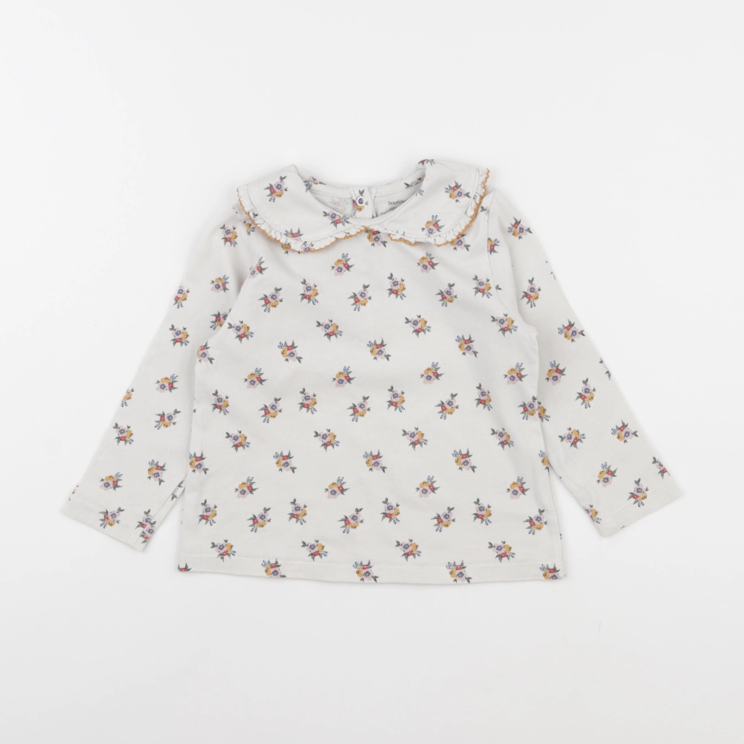 Boutchou - tee-shirt blanc, multicolore - 36 mois