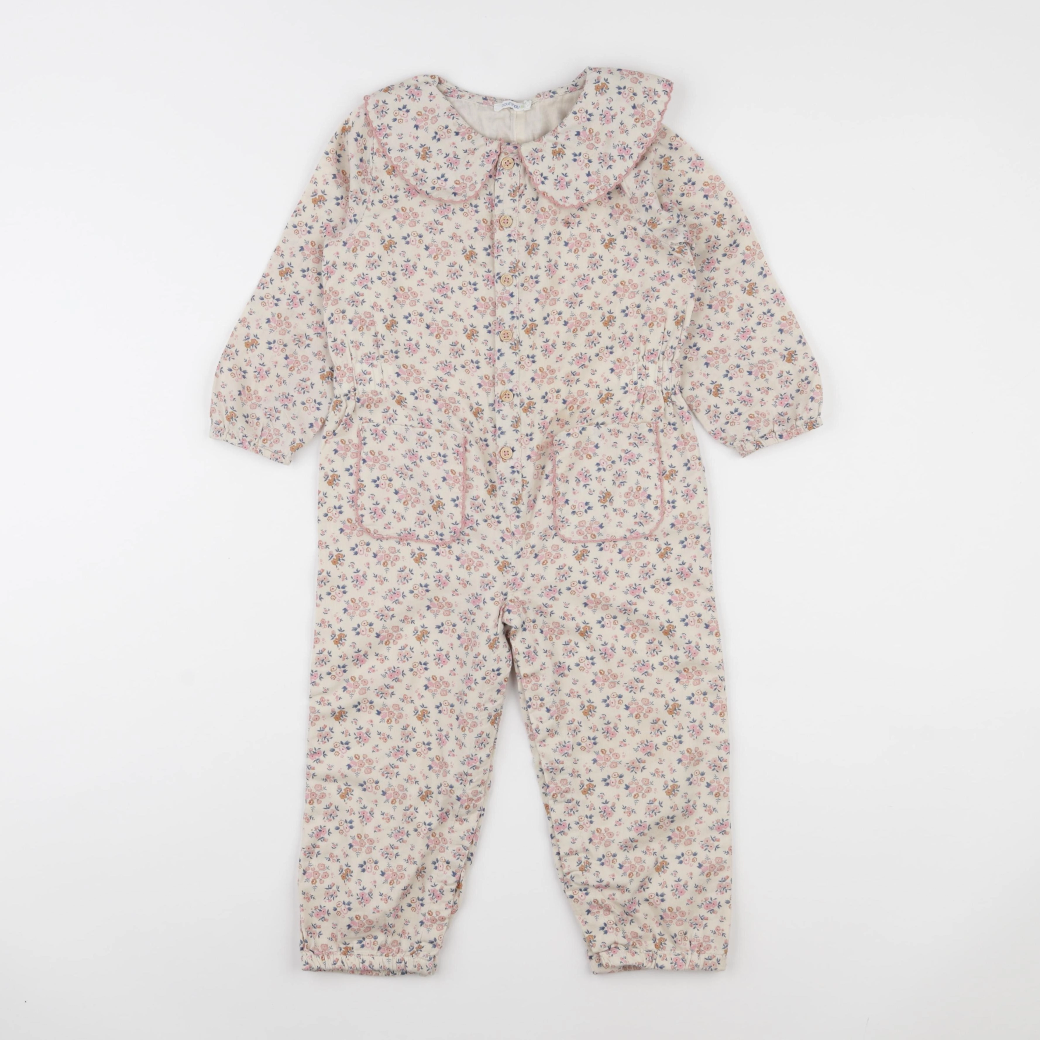 Boutchou - combinaison beige, rose - 36 mois