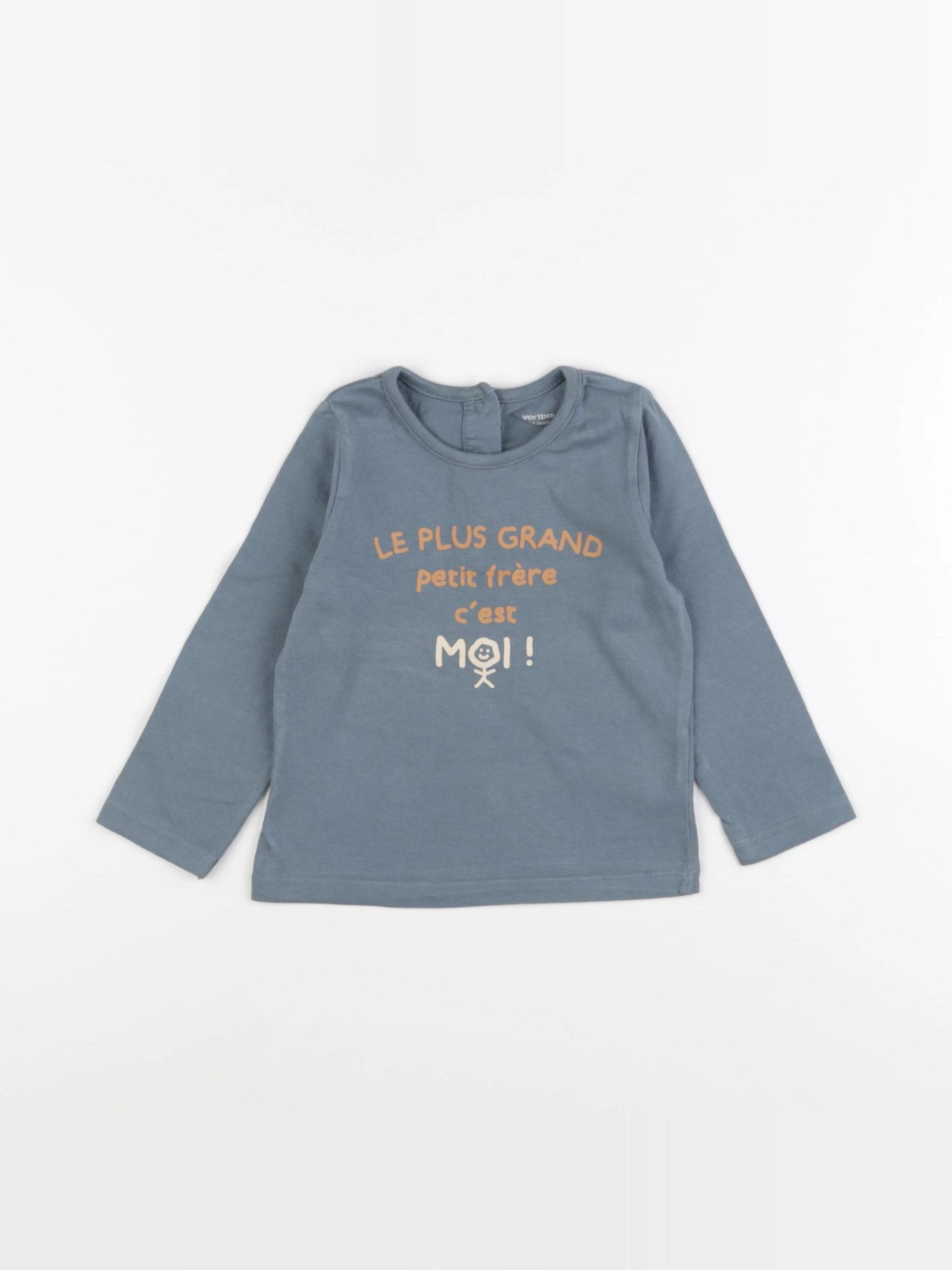 Vertbaudet - tee-shirt vert - 18 mois