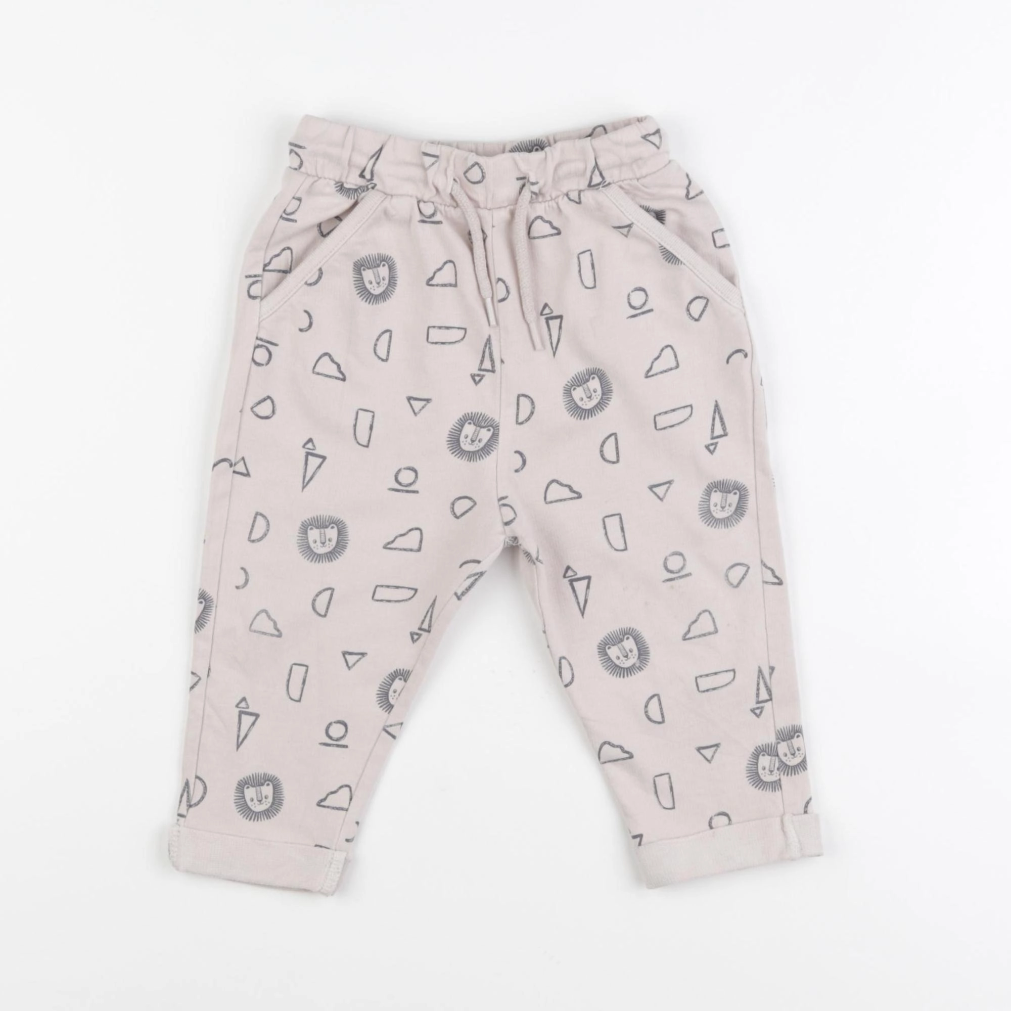 Vertbaudet - pantalon beige - 18 mois