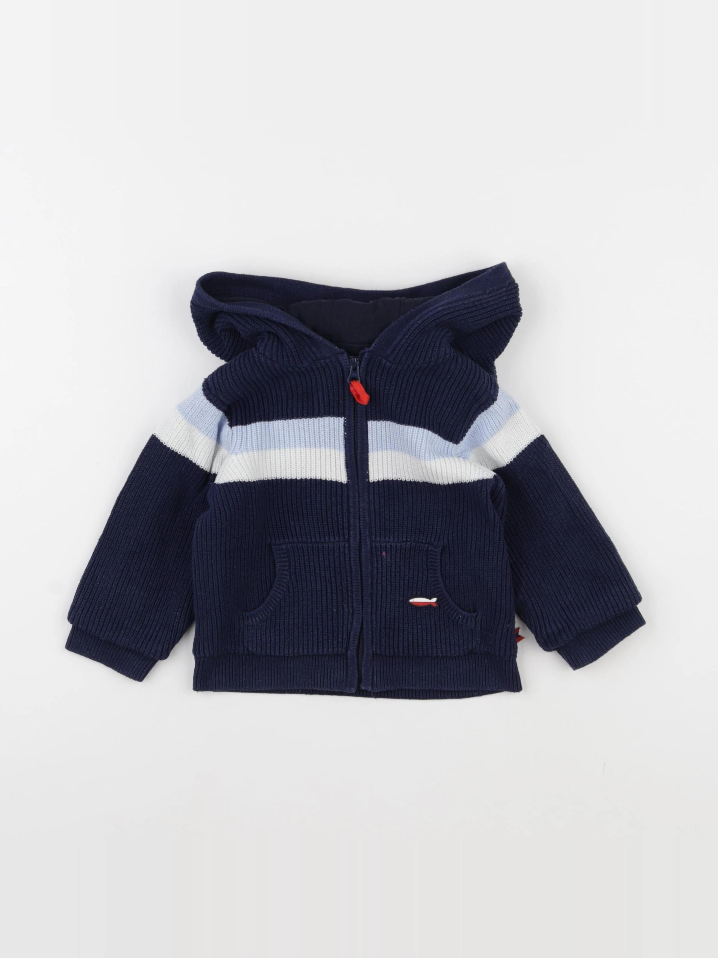 Cadet Rousselle - veste bleu - 12 mois