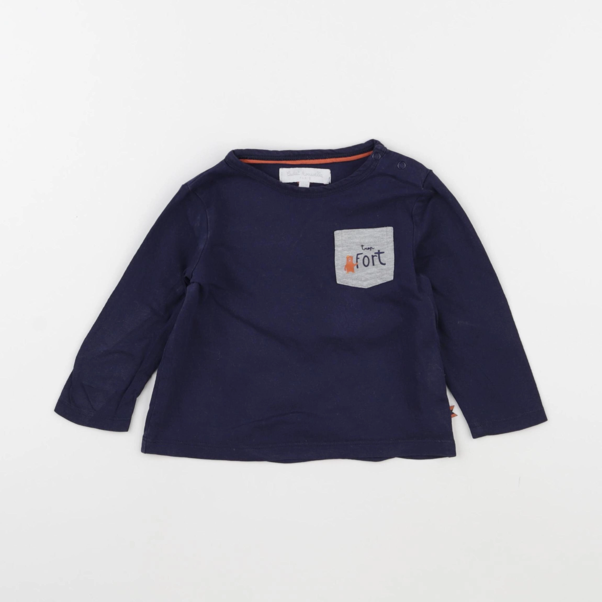 Cadet Rousselle - tee-shirt bleu - 12 mois