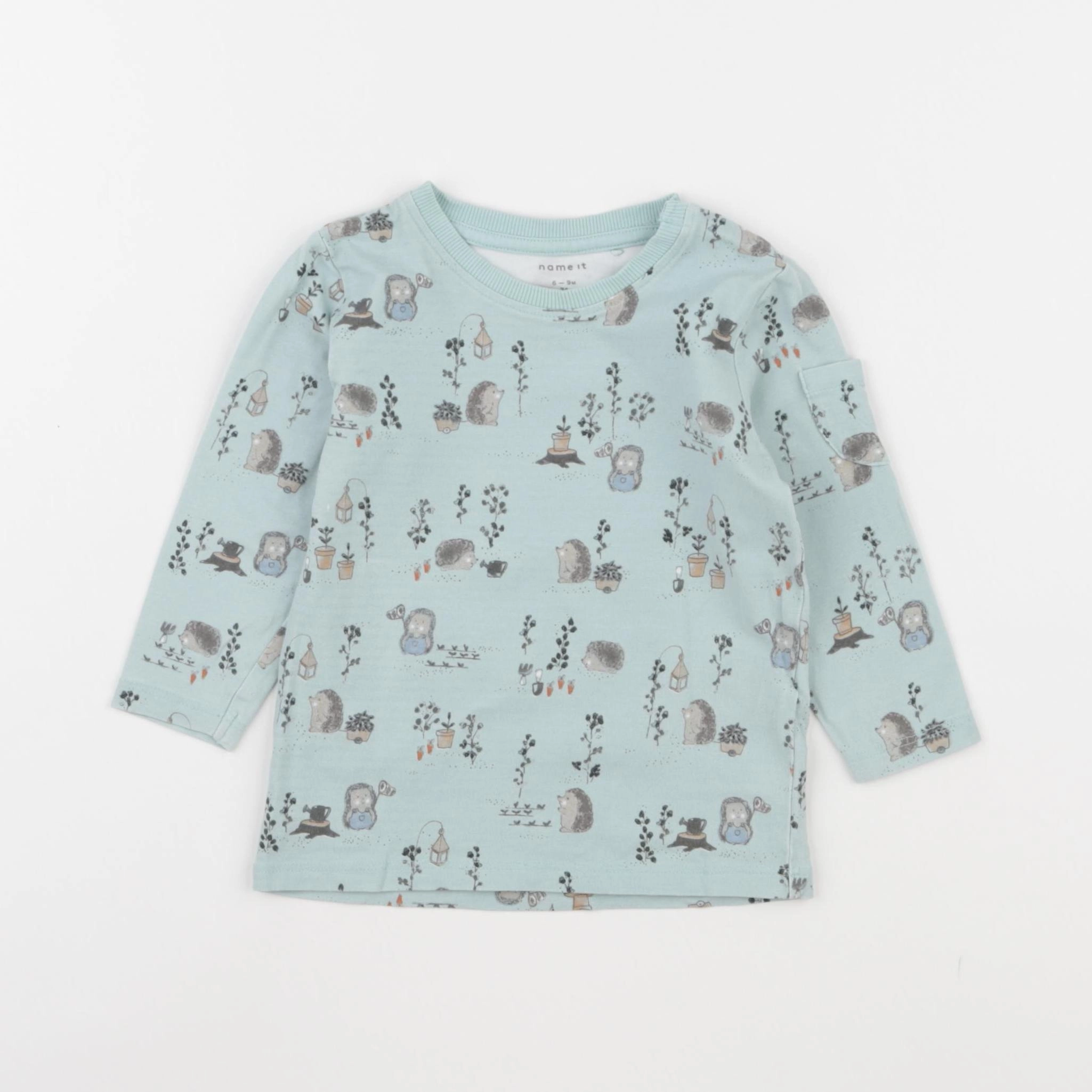 Name it - tee-shirt vert - 6/9 mois