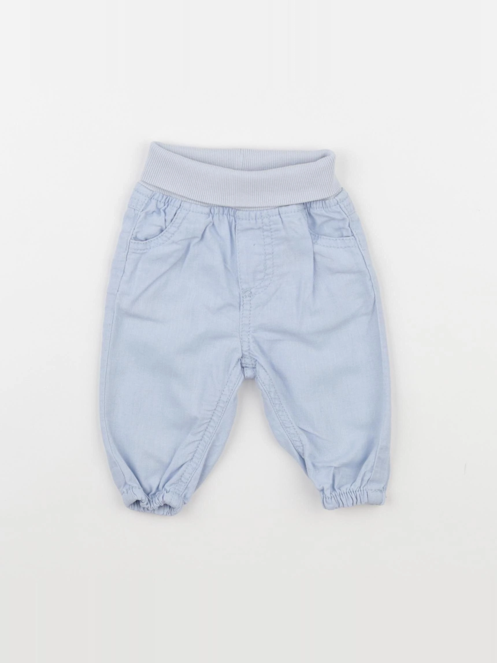 H&M - pantalon bleu - 1/3 mois