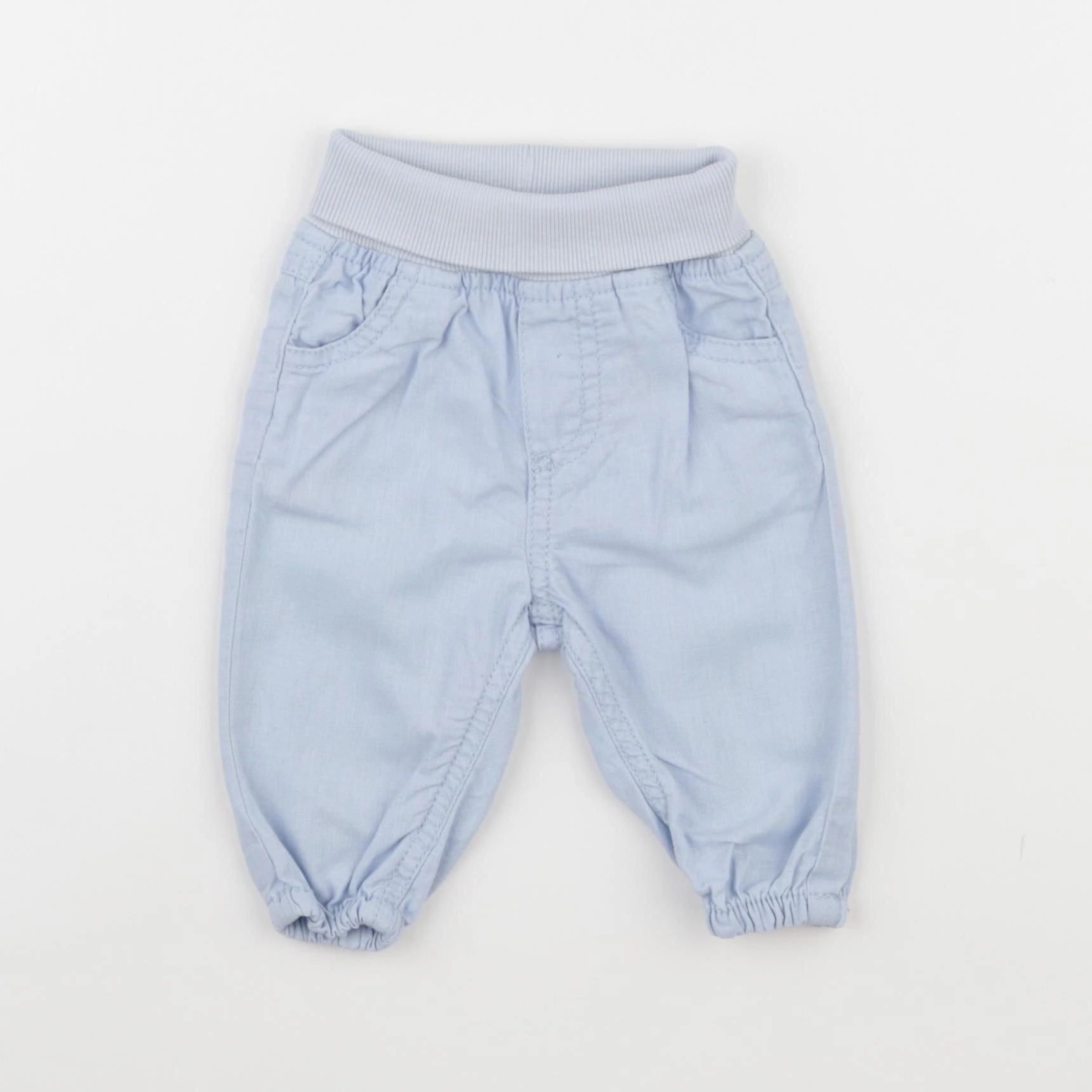 H&M - pantalon bleu - 1/3 mois