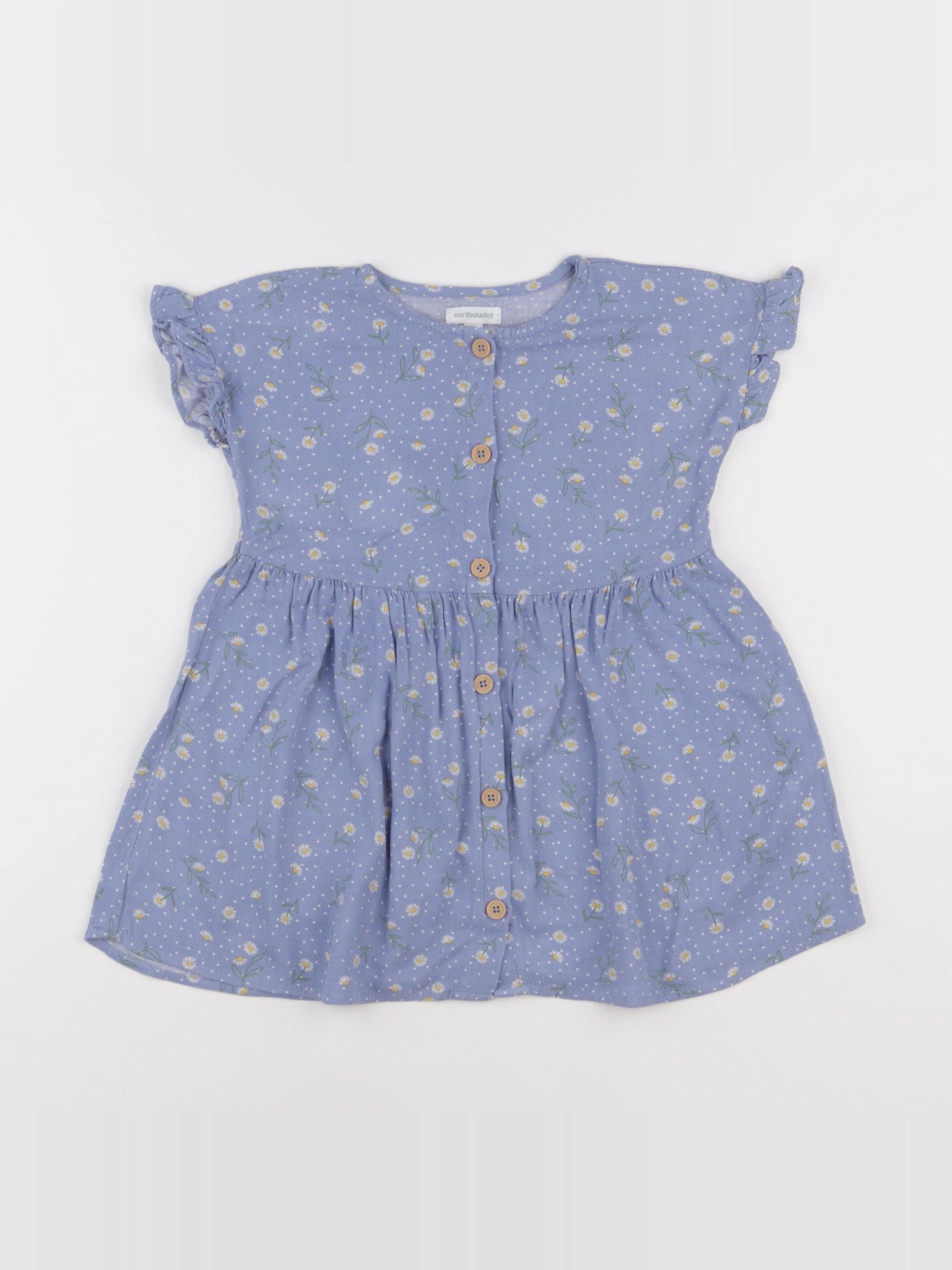 Vertbaudet - robe bleu - 3 ans