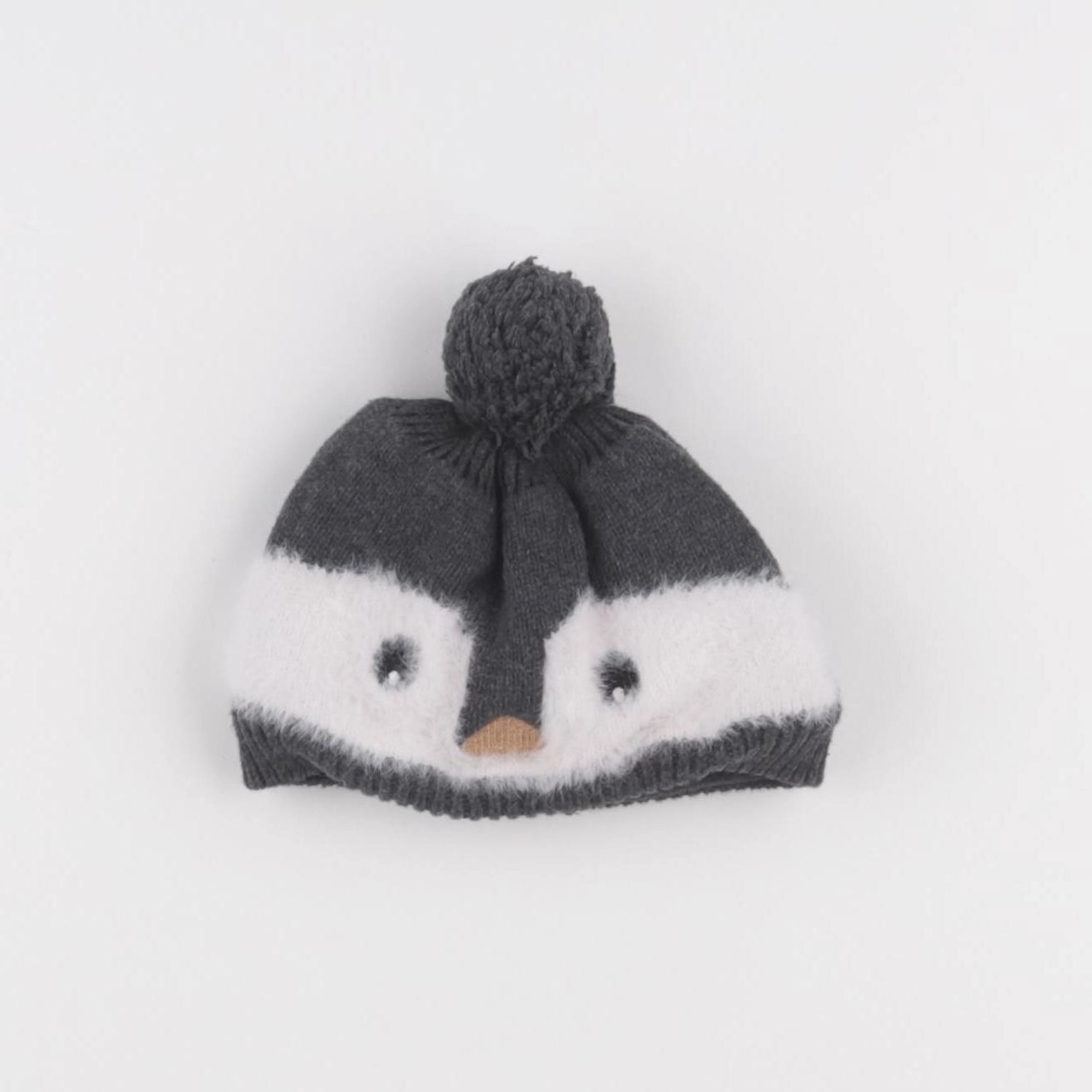 Vertbaudet - bonnet gris - 3/6 mois