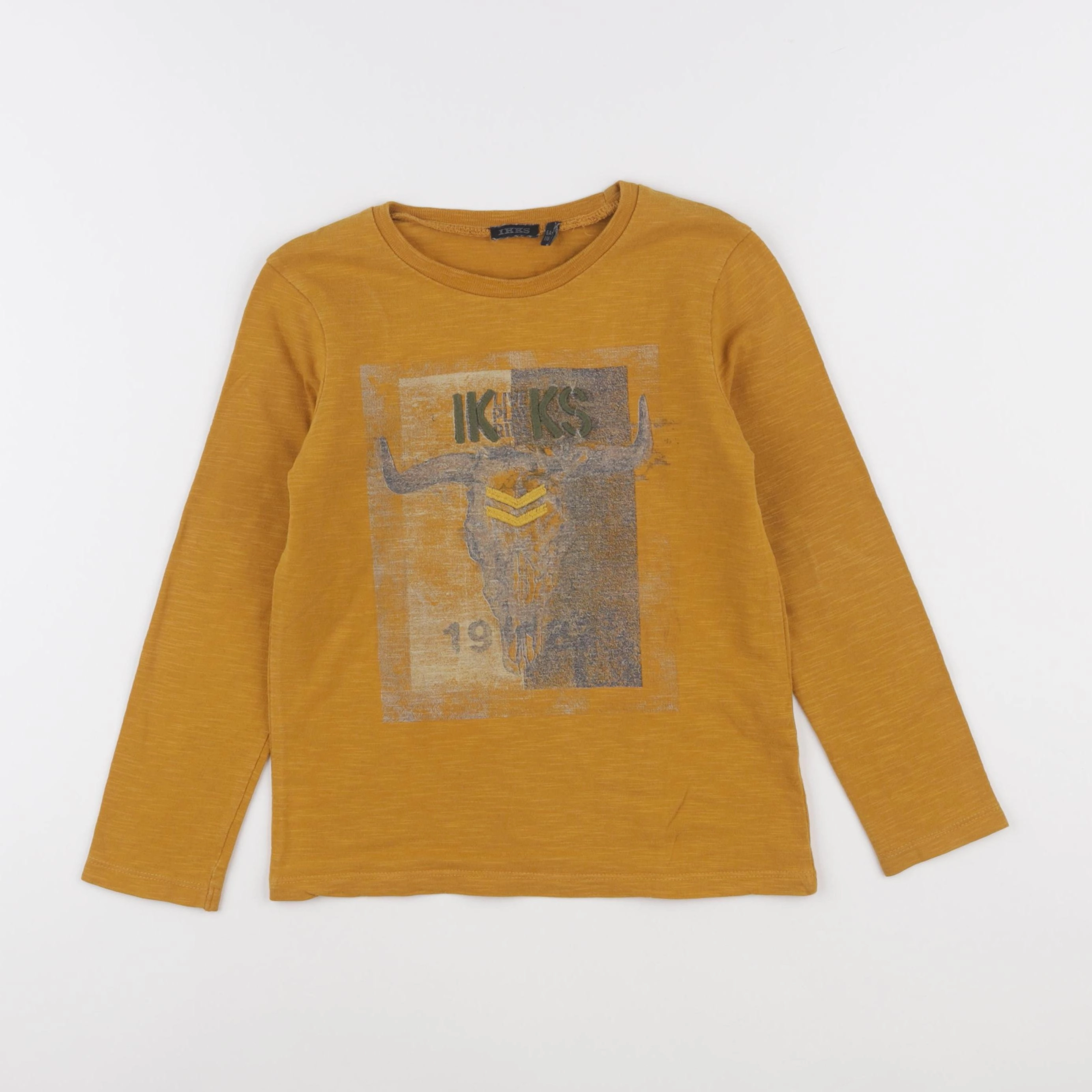 IKKS - tee-shirt jaune - 6 ans