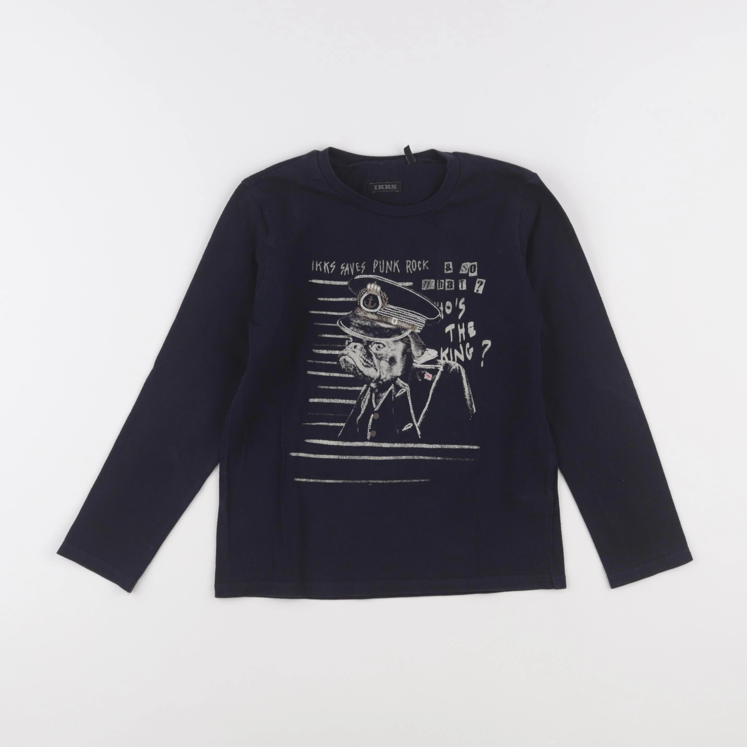 IKKS - tee-shirt bleu - 6 ans