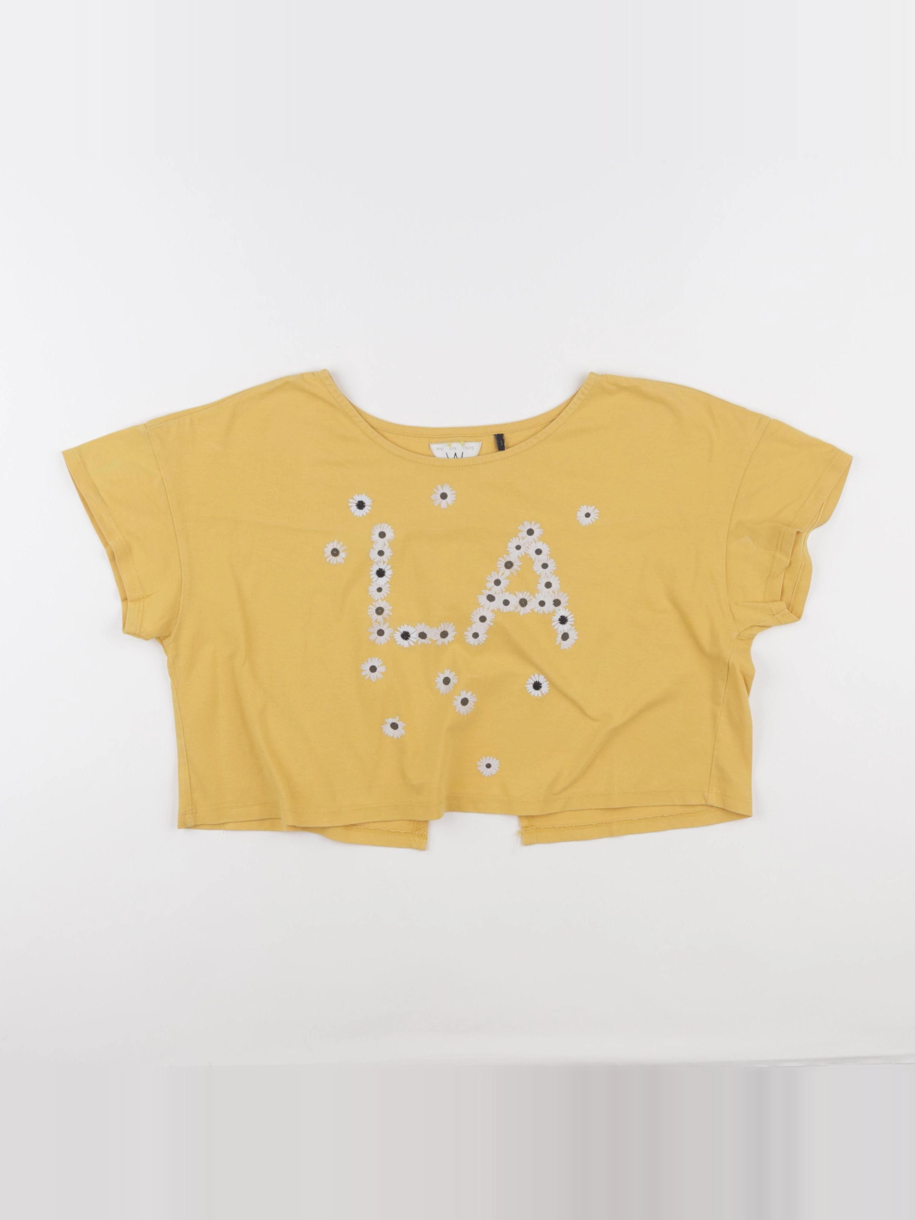 IKKS - tee-shirt jaune - 14 ans