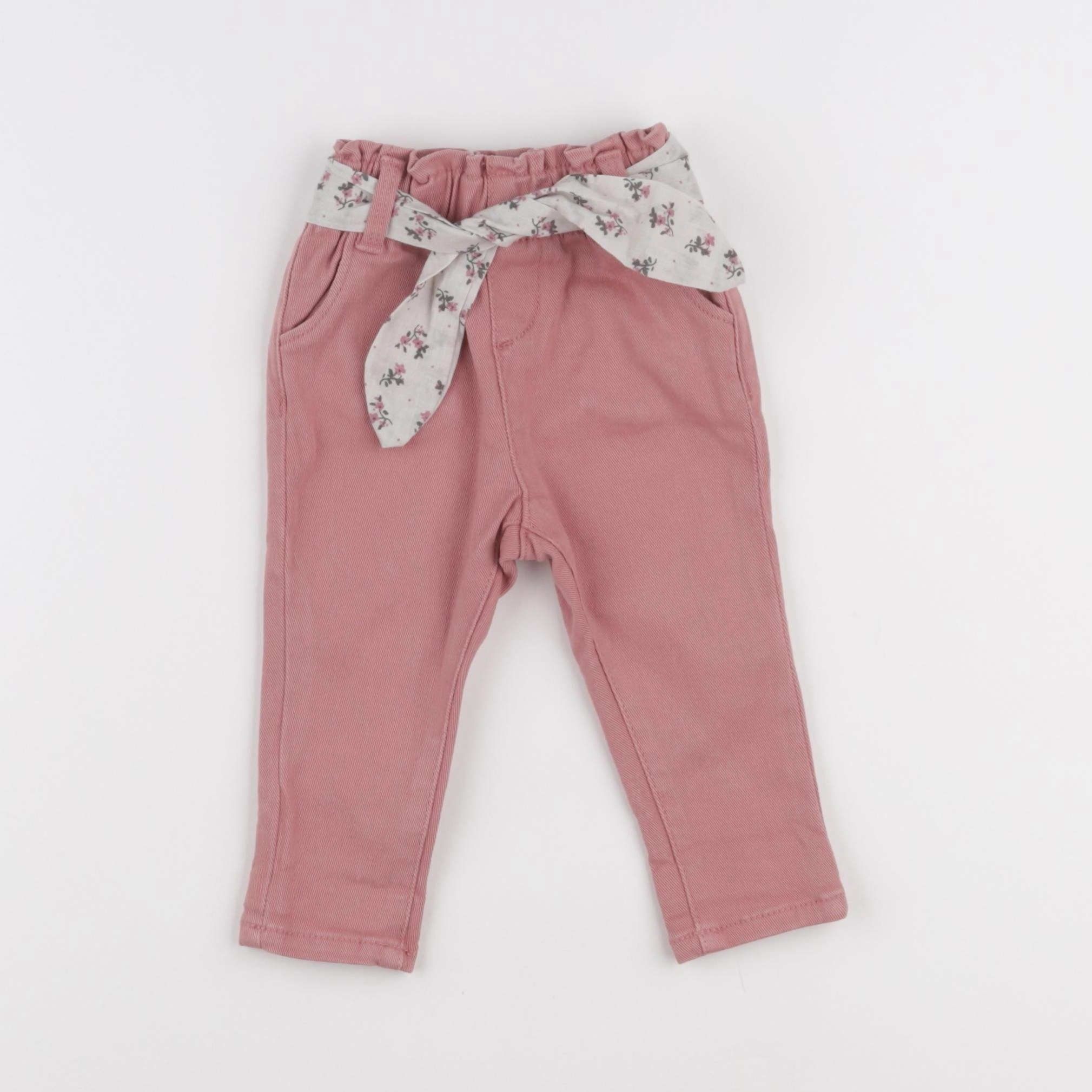Vertbaudet - jean rose - 6 mois