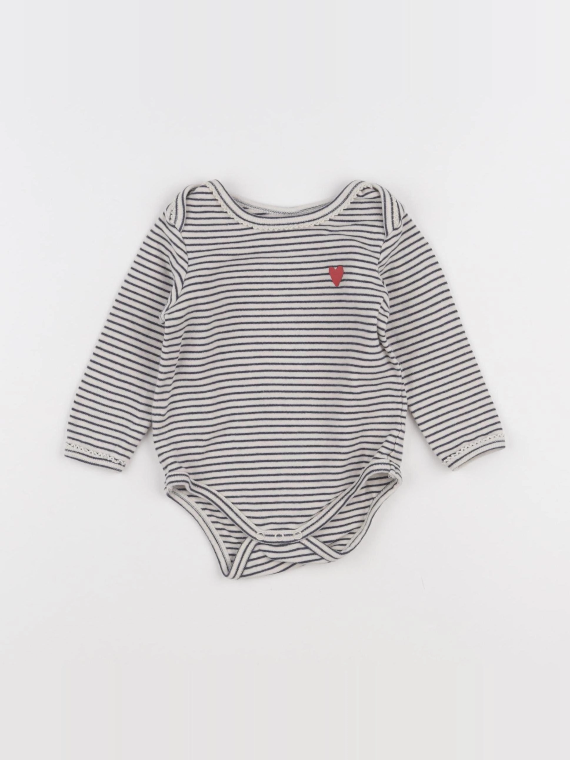 Vertbaudet - body blanc - 12 mois