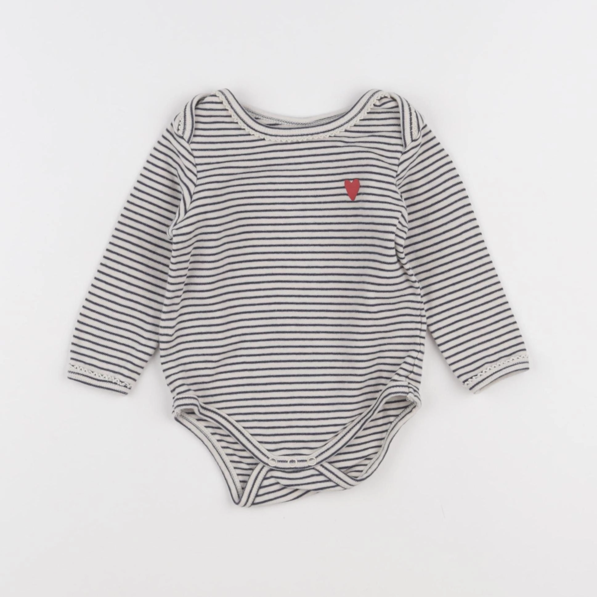 Vertbaudet - body blanc - 12 mois
