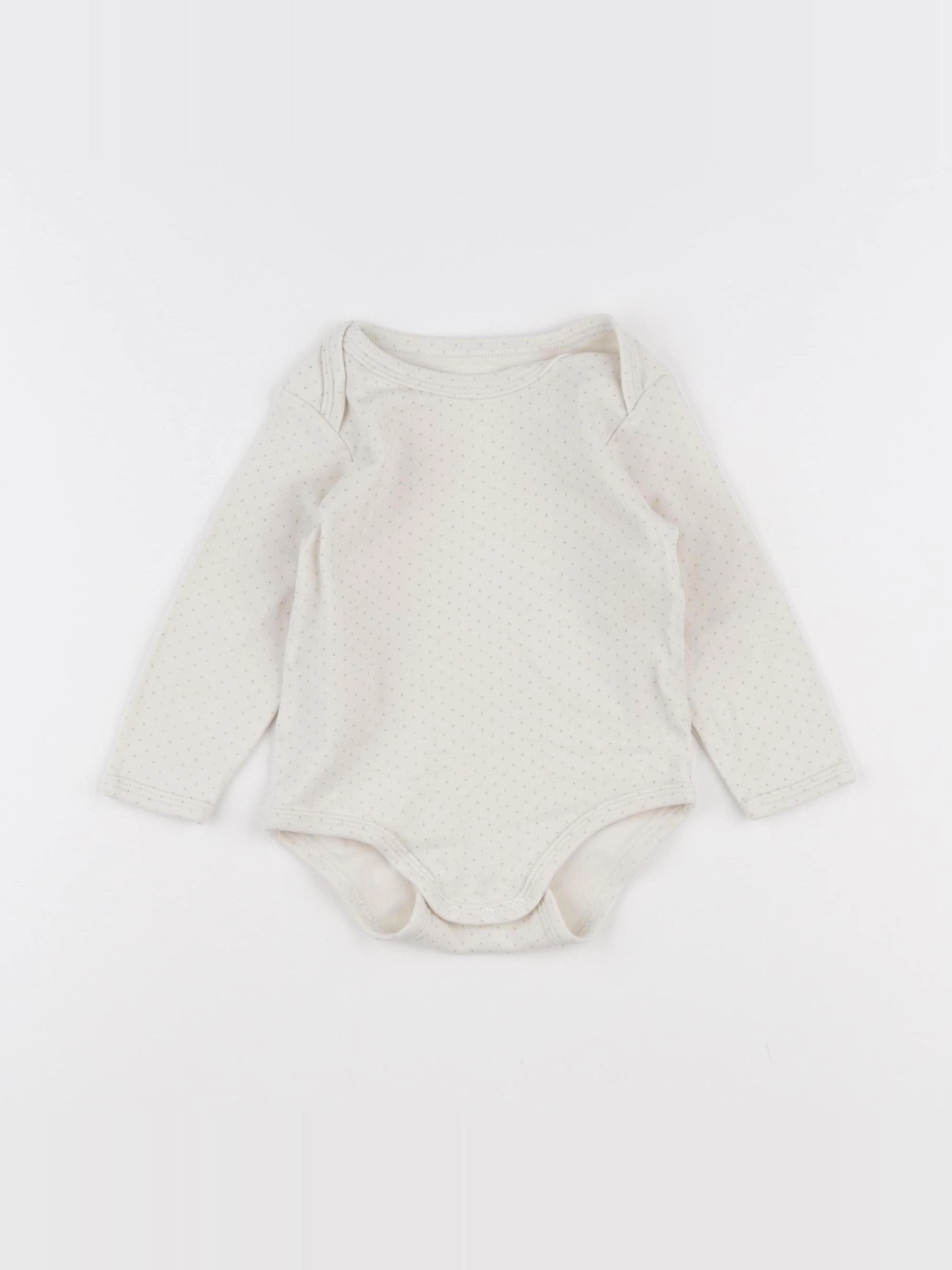 Vertbaudet - body beige - 18 mois