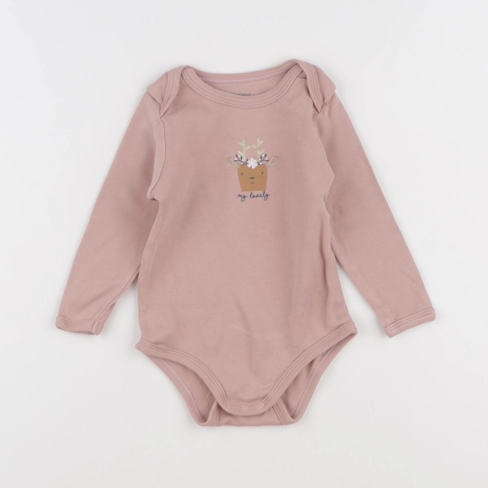 Vertbaudet - body rose - 18 mois