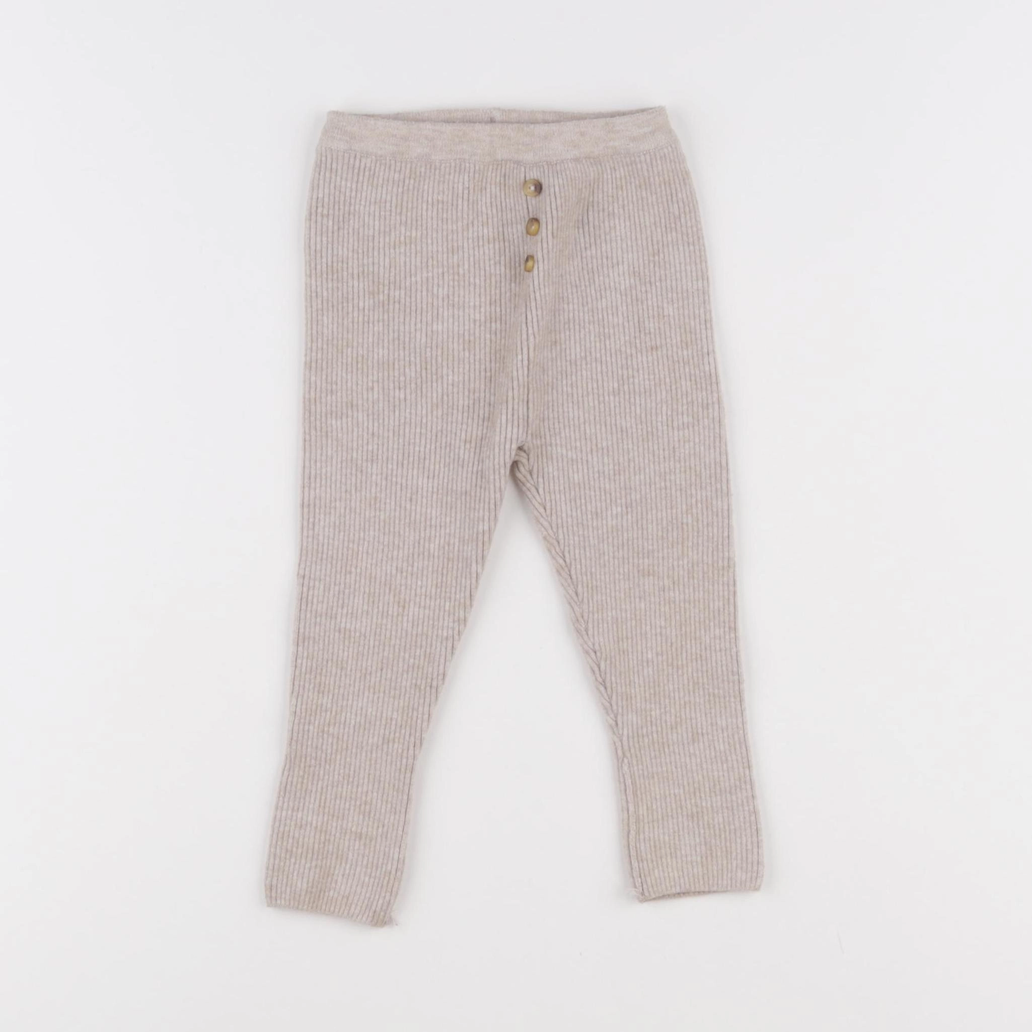 Vertbaudet - legging beige - 9 mois