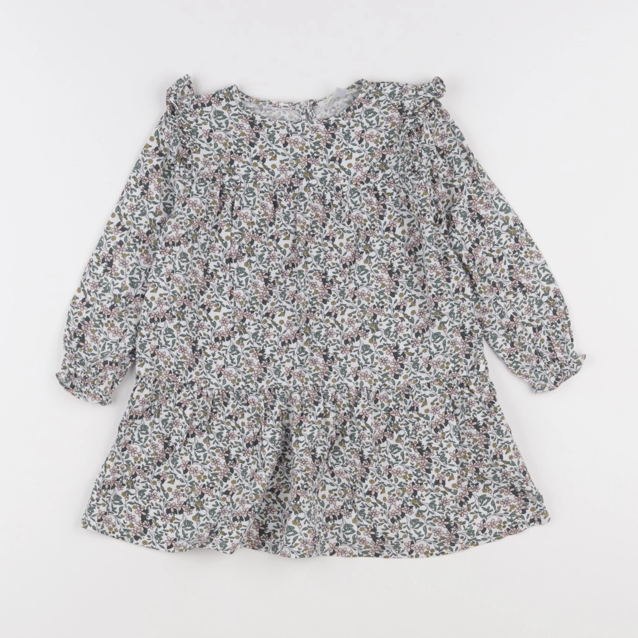 Vertbaudet - robe multicolore - 3 ans