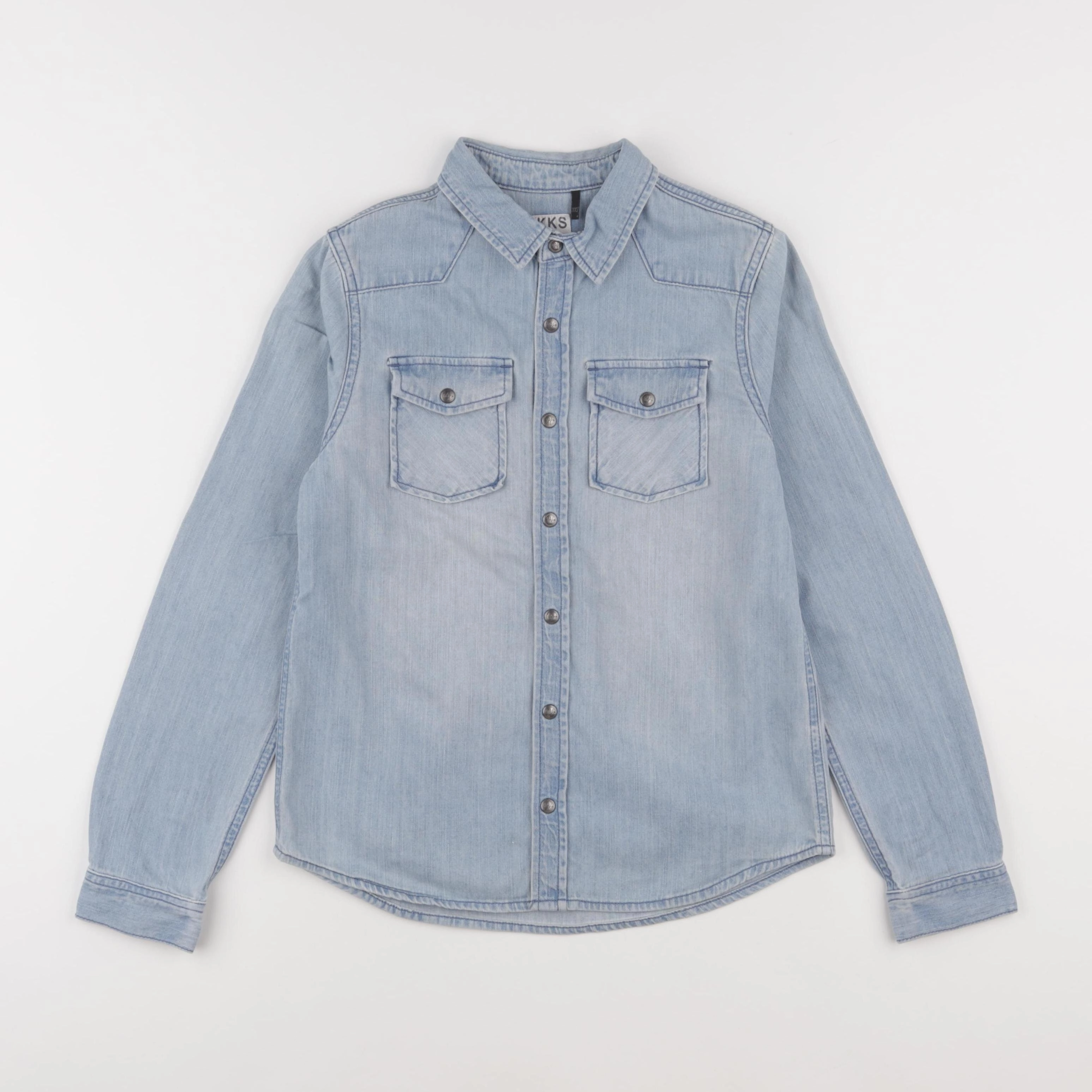 IKKS - chemise bleu - 10 ans