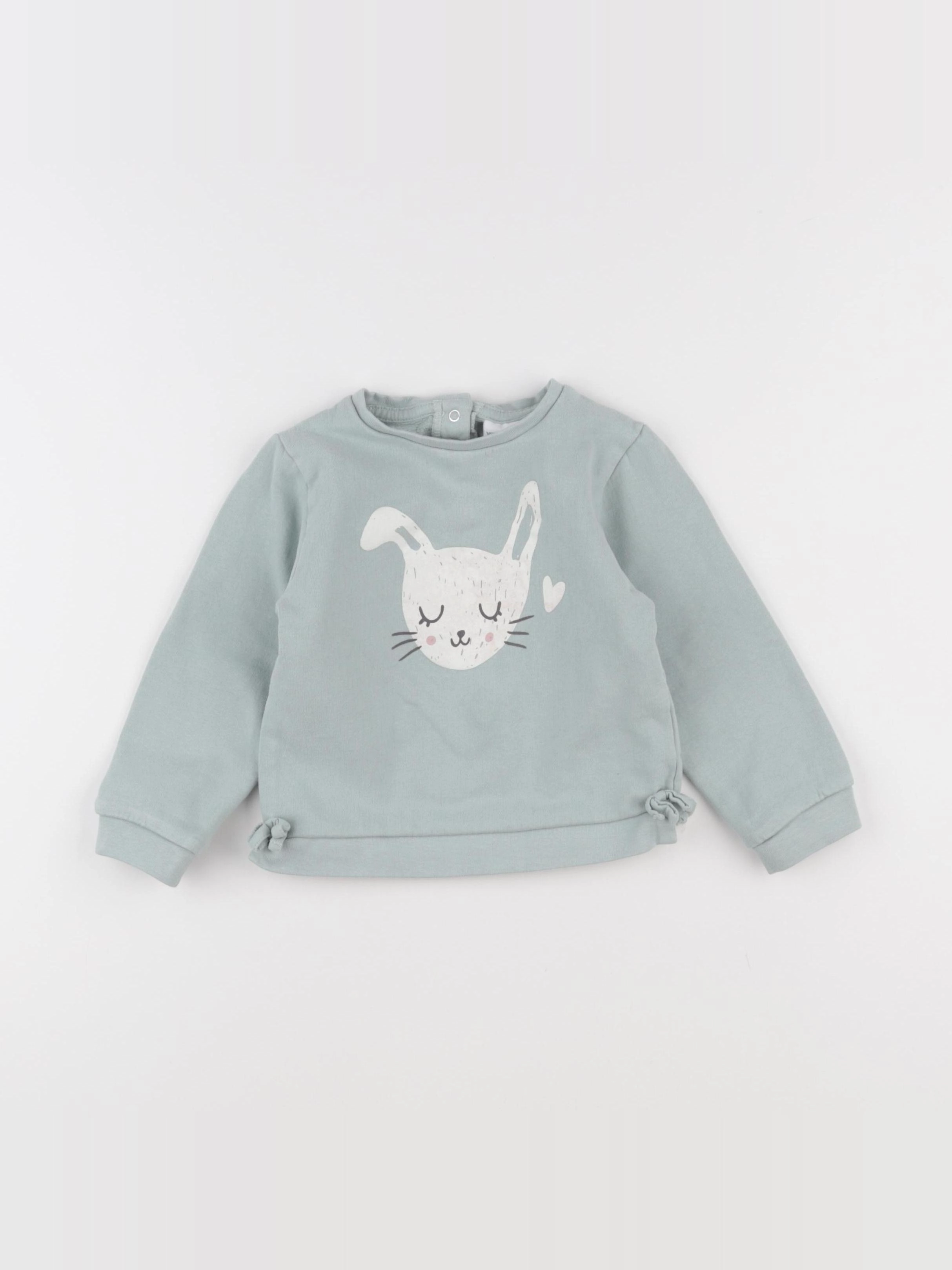 Vertbaudet - sweat bleu - 3 mois